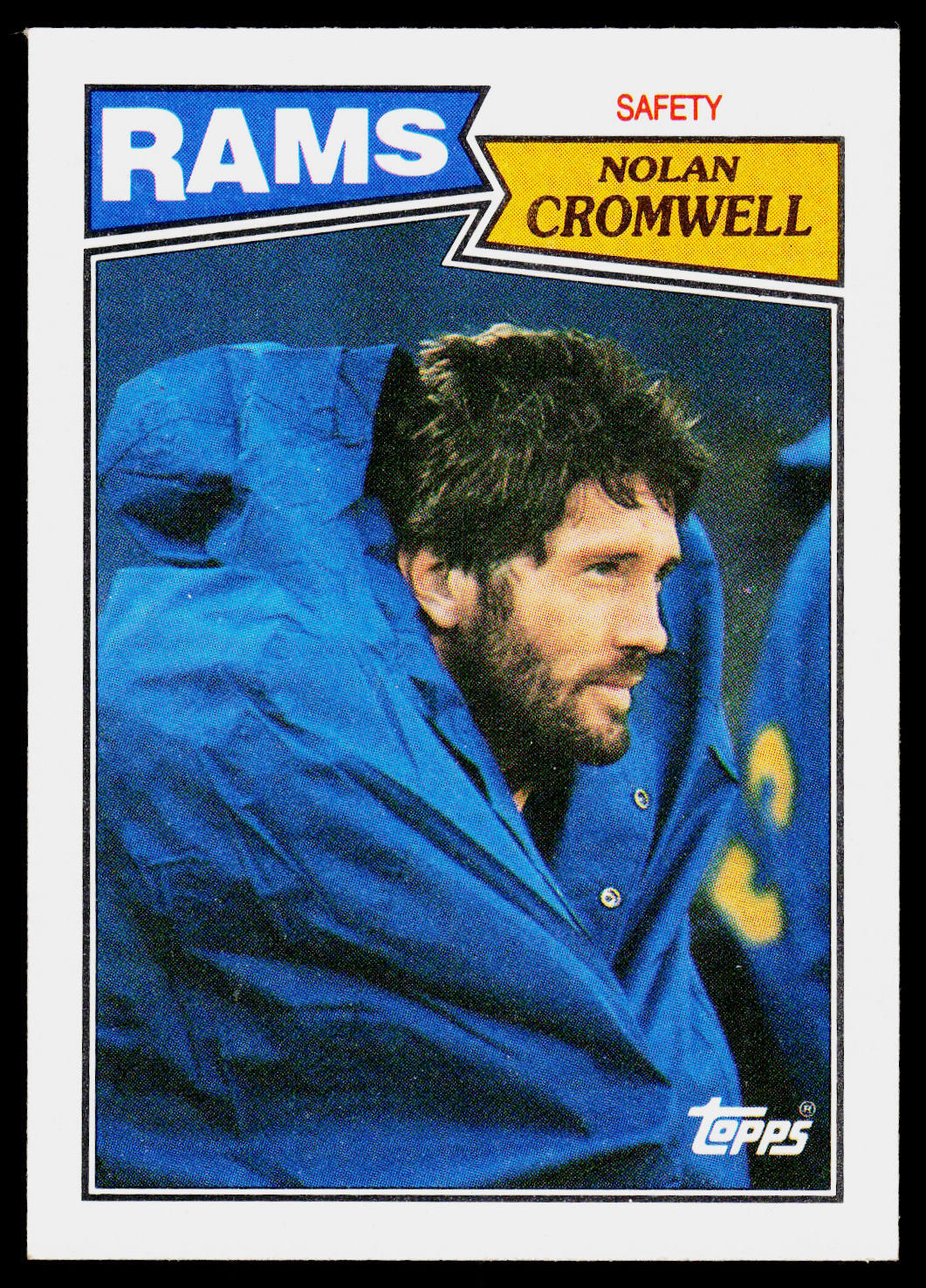 Nolan Cromwell, 1987 Topps, #159, Los Angeles Rams,