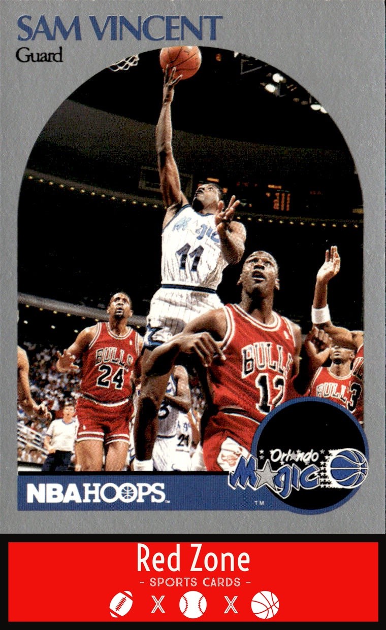 1990-91 Hoops – #223a Sam Vincent NM. MJ CAMEO!