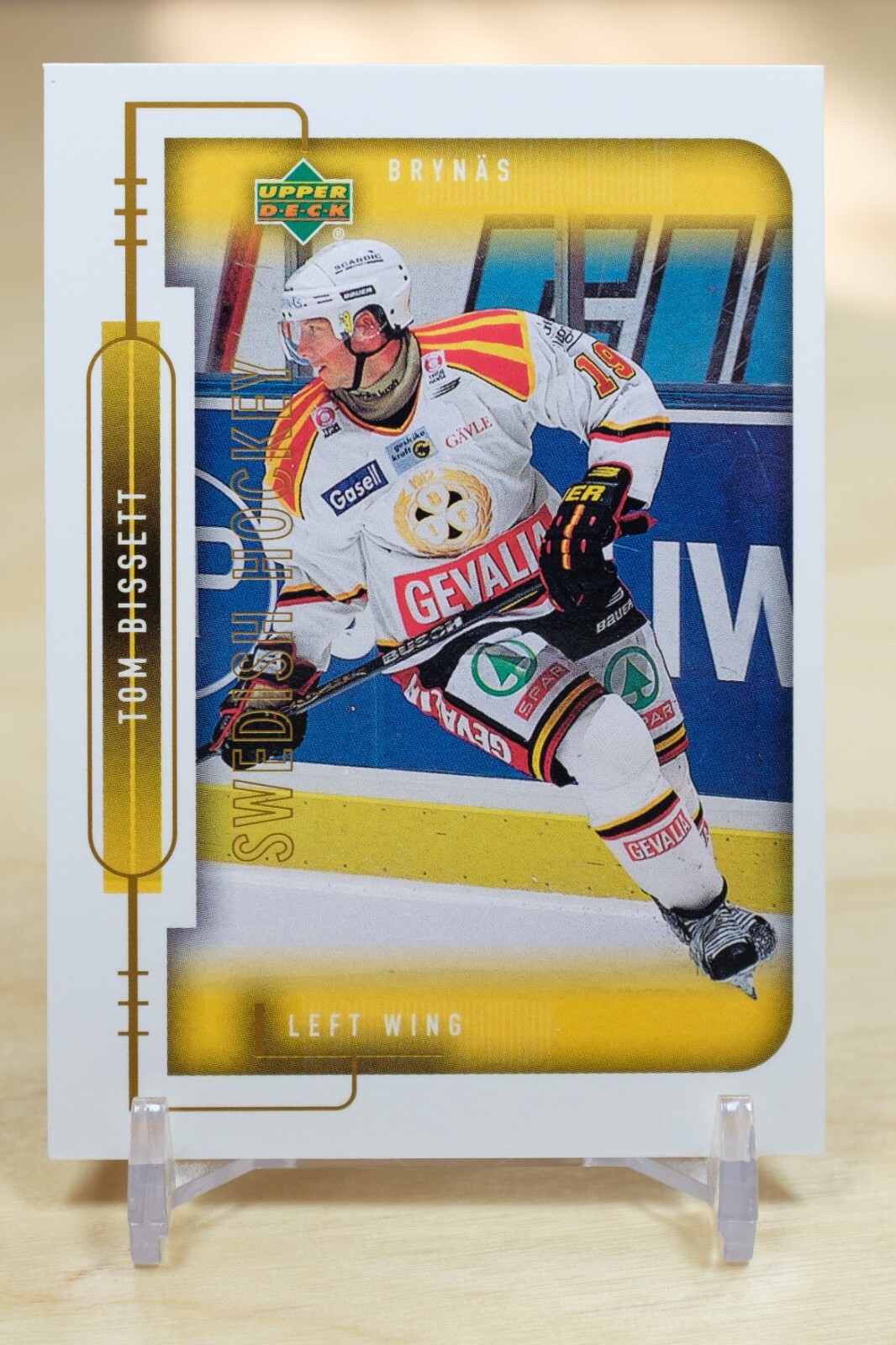 1999-00 Upper Deck Swedish Base #30 Tom Bissett – Brynas
