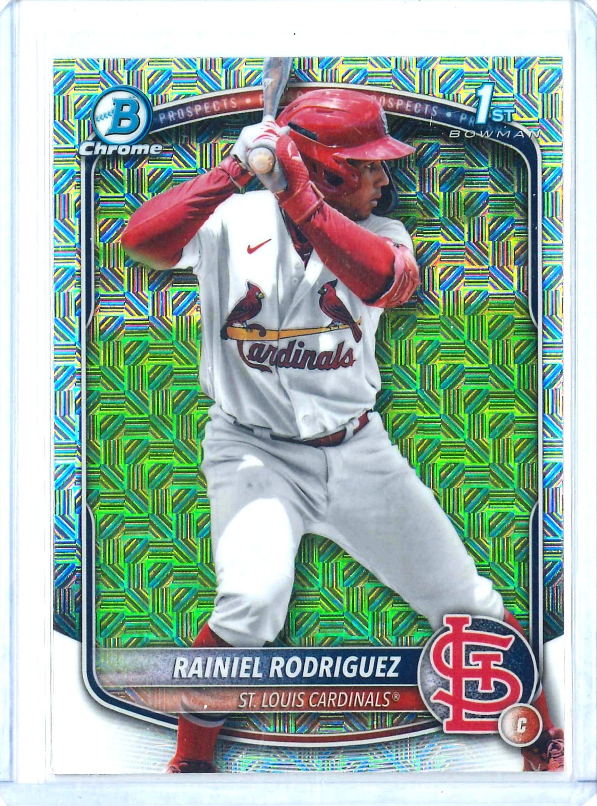 2025 Bowman Chrome Mega Box Rainiel Rodriguez Mojo Refractor 1st #BCP-200