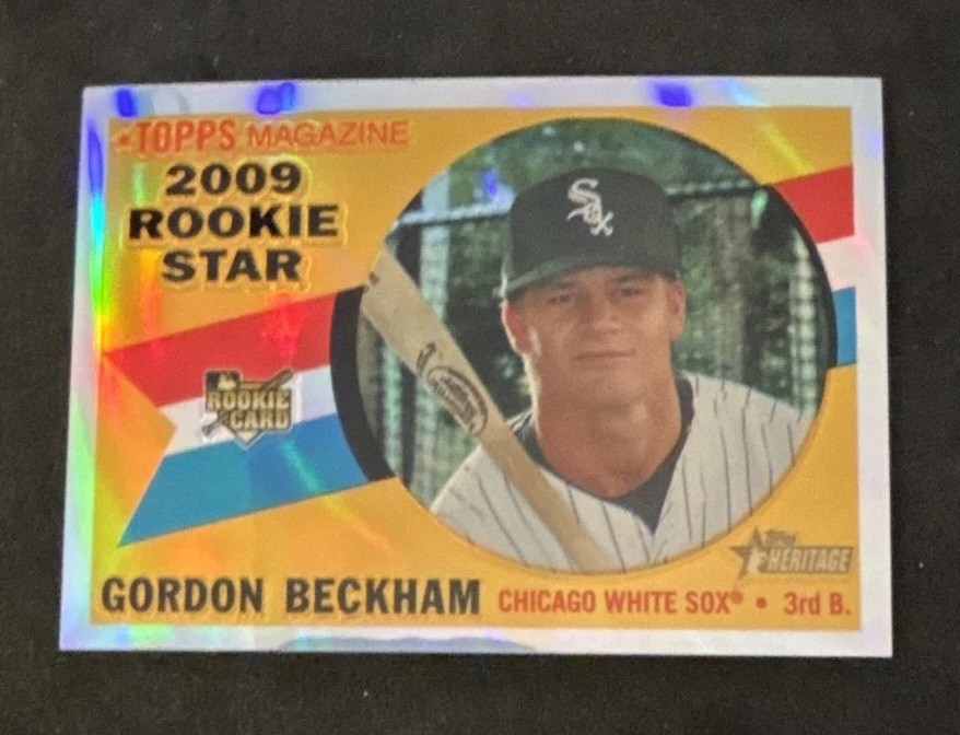 2009 Topps Heritage – Chrome Gordon Beckham #CHR154 Refractor /560 (RC)