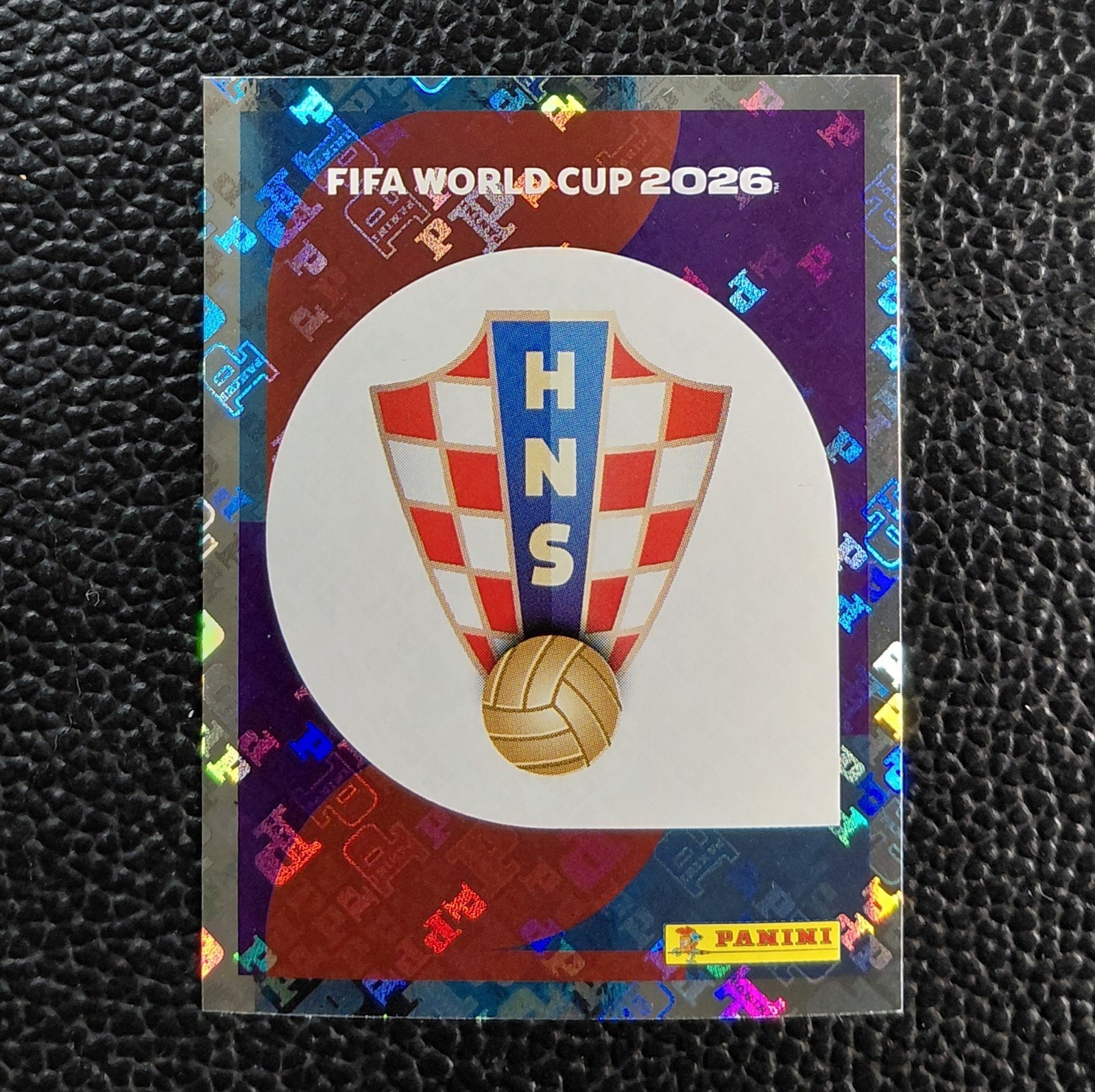 2026 Panini FIFA World Cup Croatia Foil Sticker Team Crest