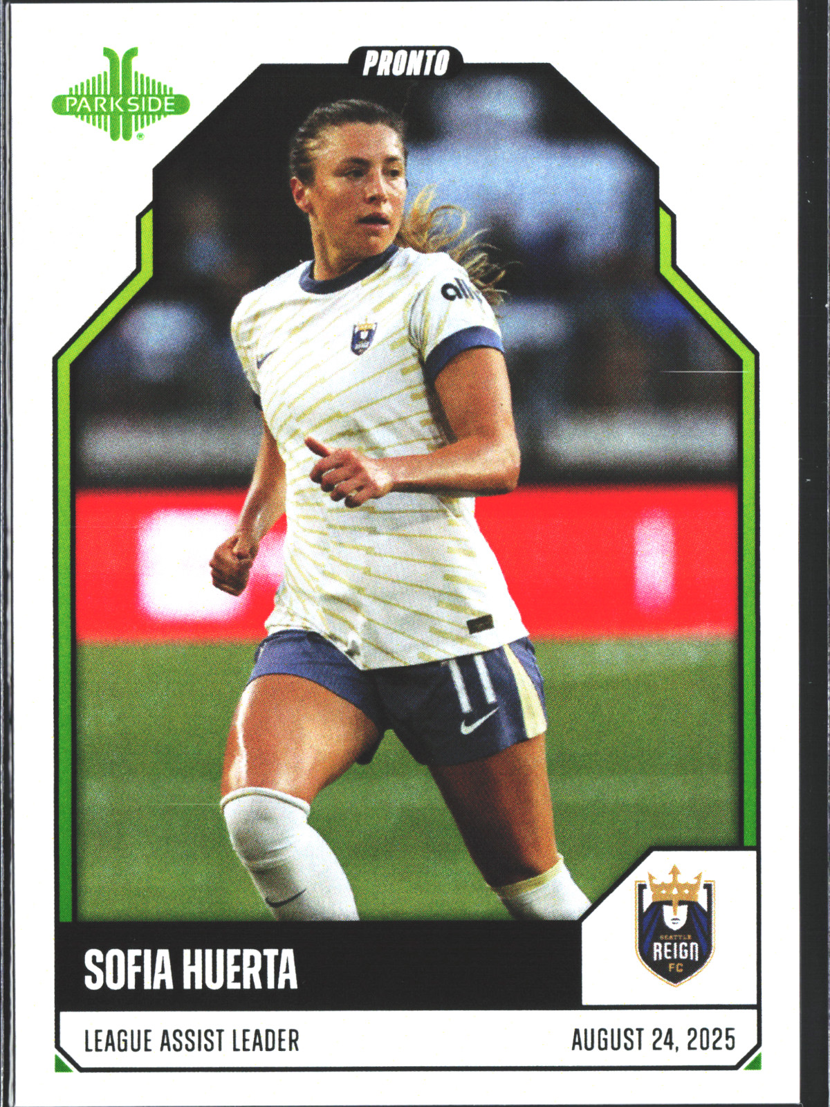 Sofia Huerta Soccer Card 2025 NWSL Pronto Limited Edition Only 325 Made!