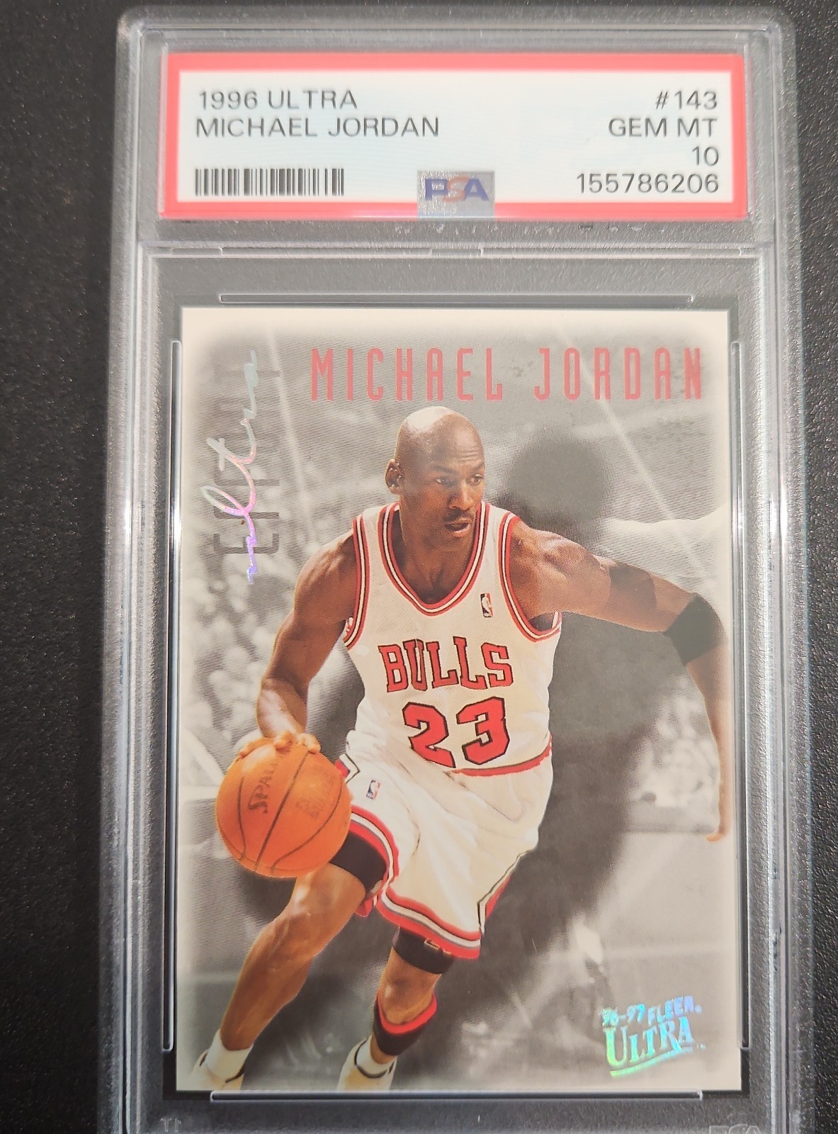 1996-97 Fleer Ultra – Ultra Effort Michael Jordan #143 PSA 10