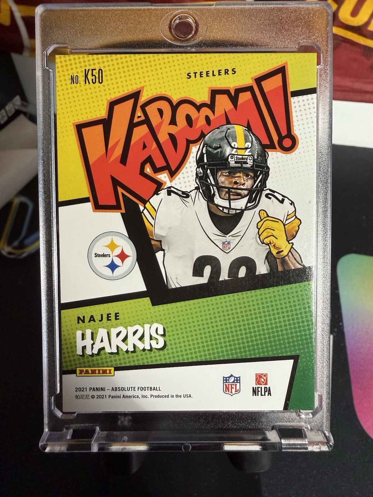 Panini 2021 Absolute Najee Harris Kaboom! #K50 RC
