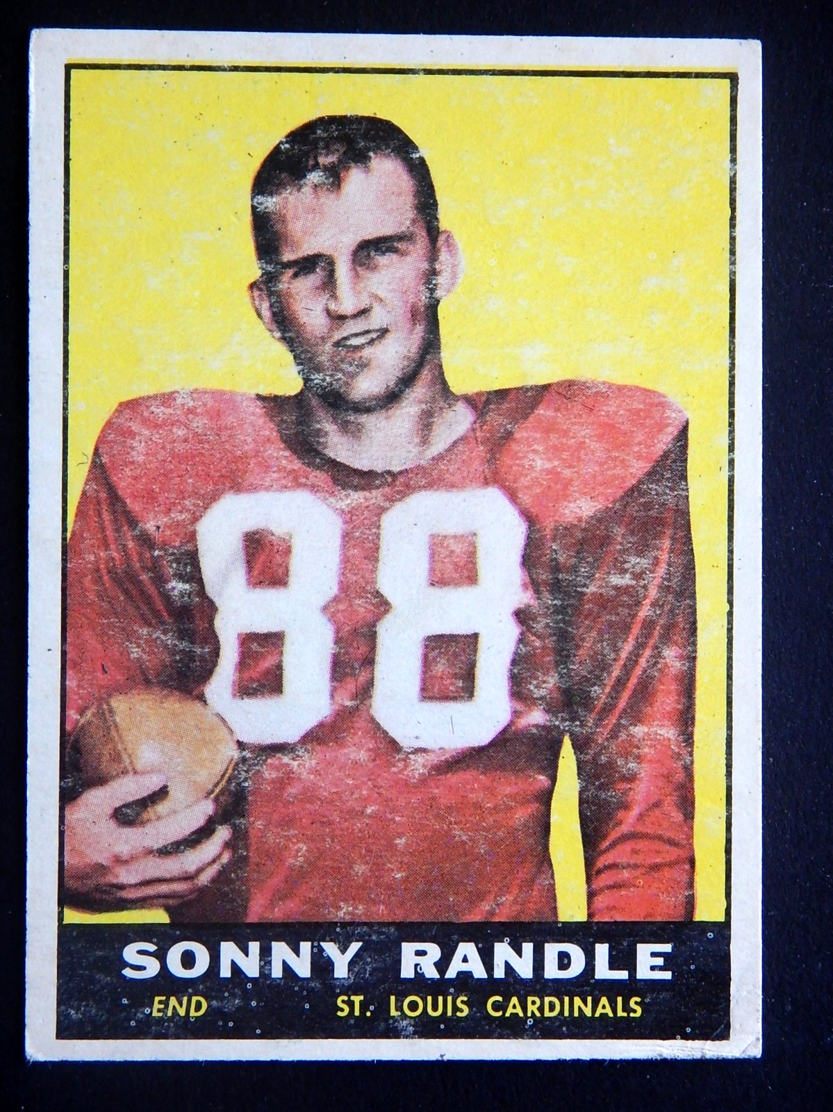 Sonny Randle #118 Topps 1961 Football Card (St. Louis Cardinals)*