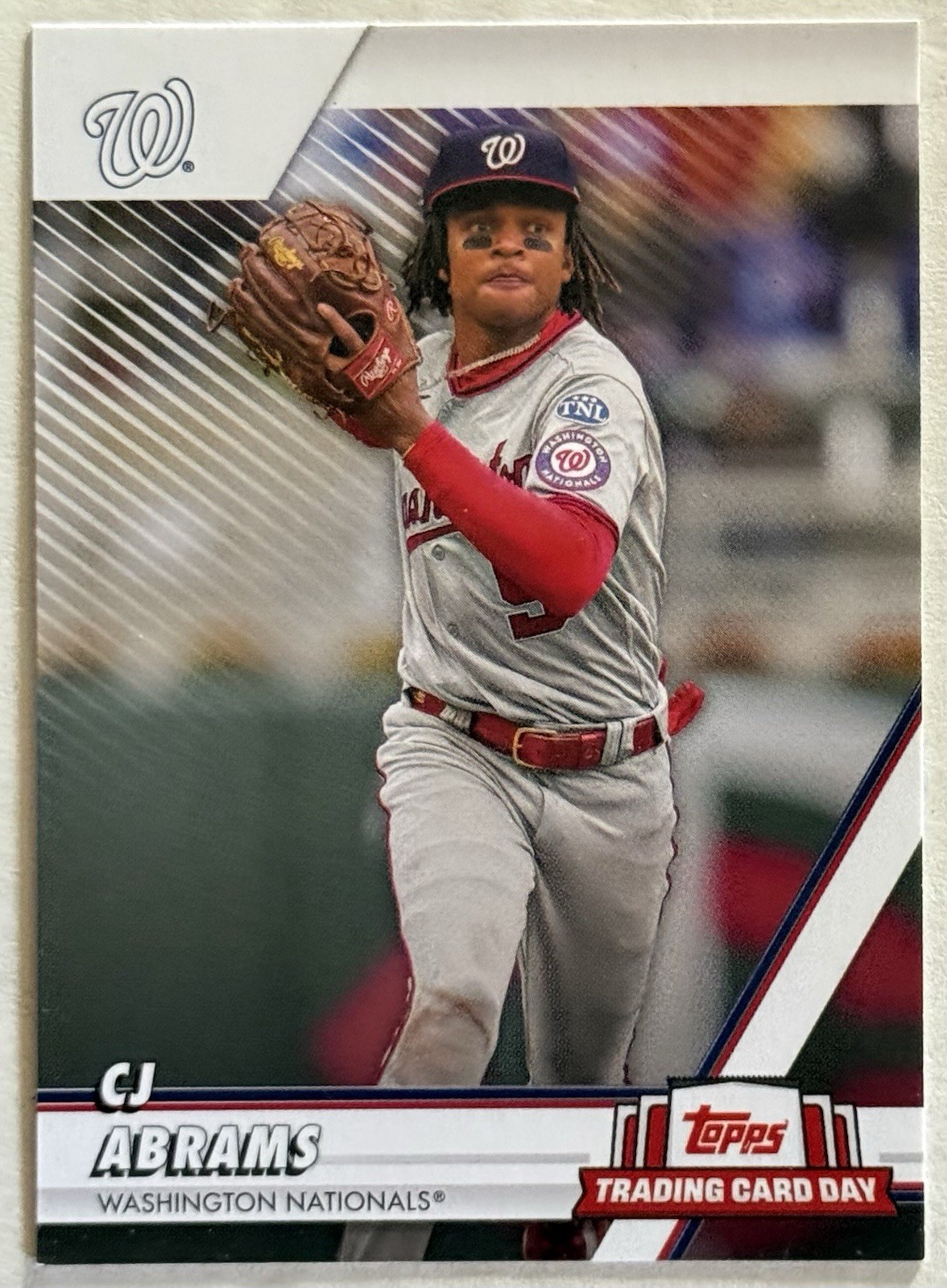 CJ Abrams 2023 Topps Trading Card Day #NTCD-B30 Washington Nationals