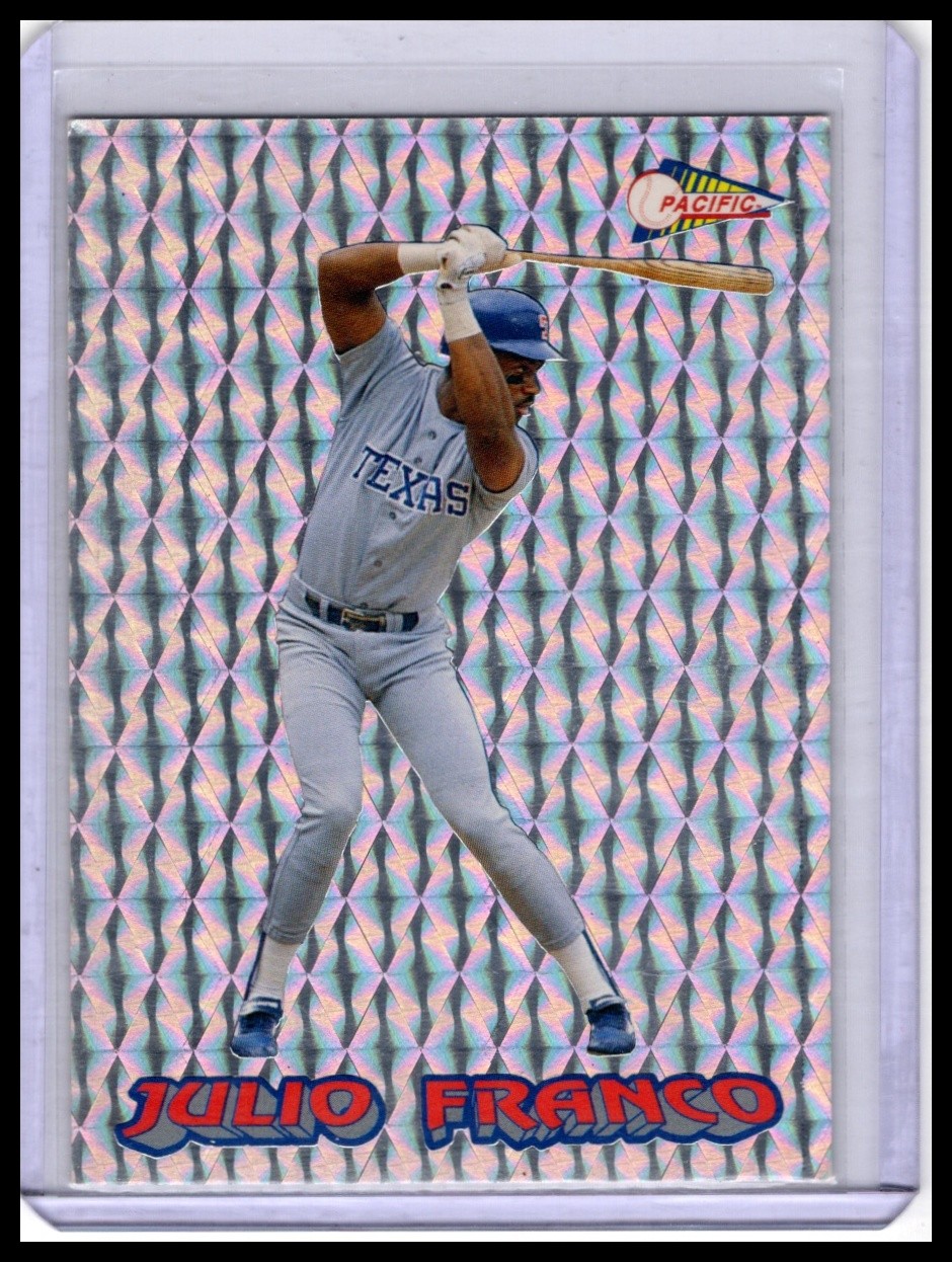 1993 Pacific Spanish #13 Julio Franco Prism Inserts