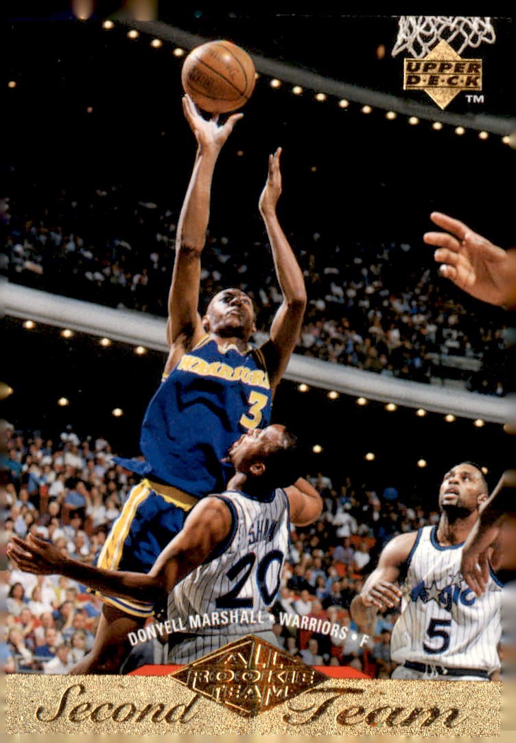 1995-96 Upper Deck #164 Donyell Marshall Electric Court Gold