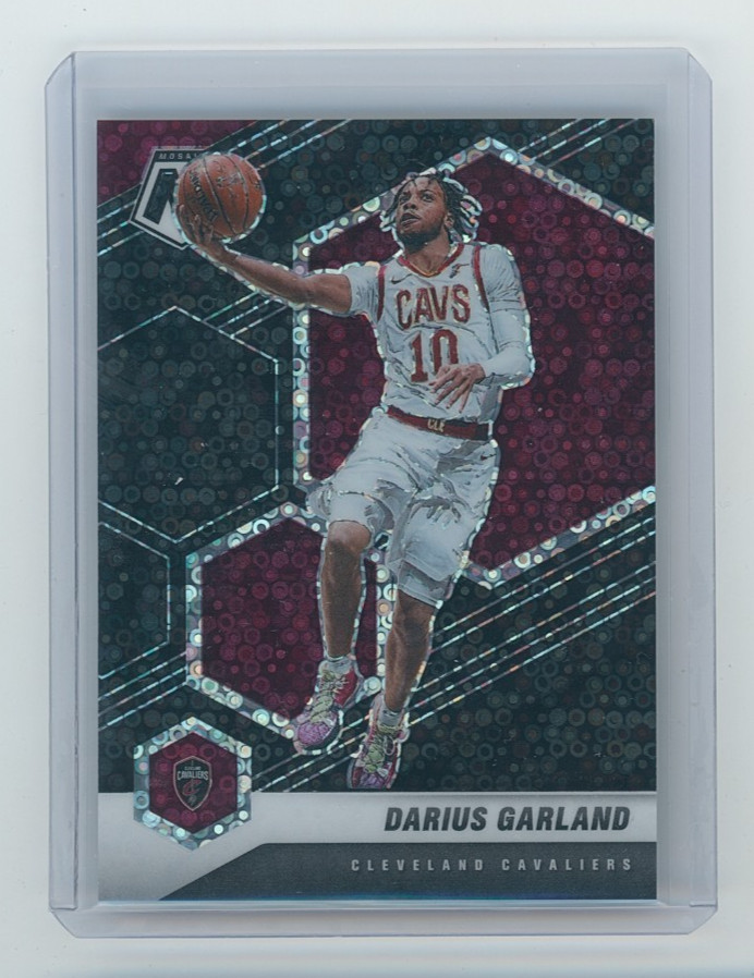 2020 -21 Panini Mosaic Darius Garland Fast Break Black 1/1