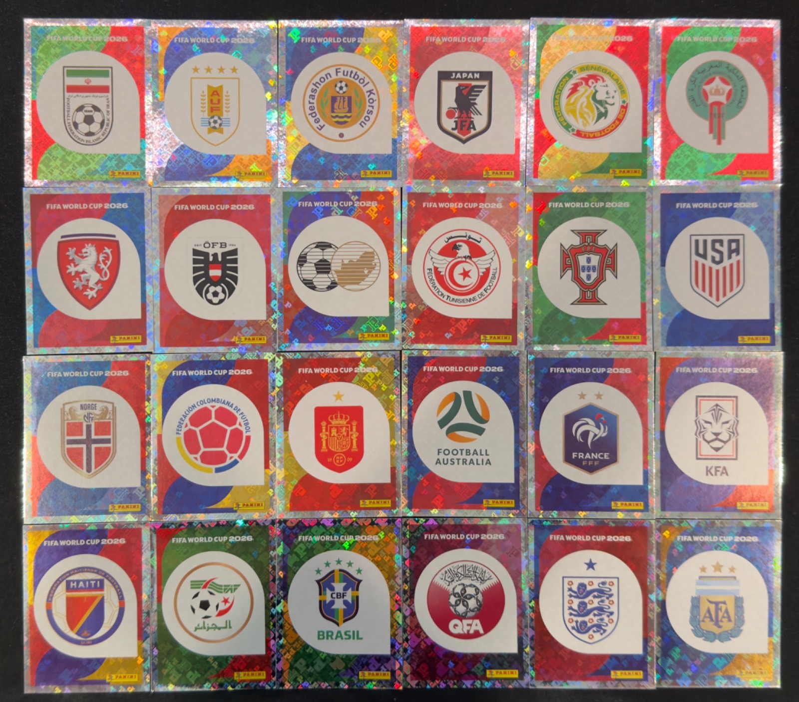 * You Pick * 2026 Panini FIFA World Cup Stickers – Team Crest / Logo