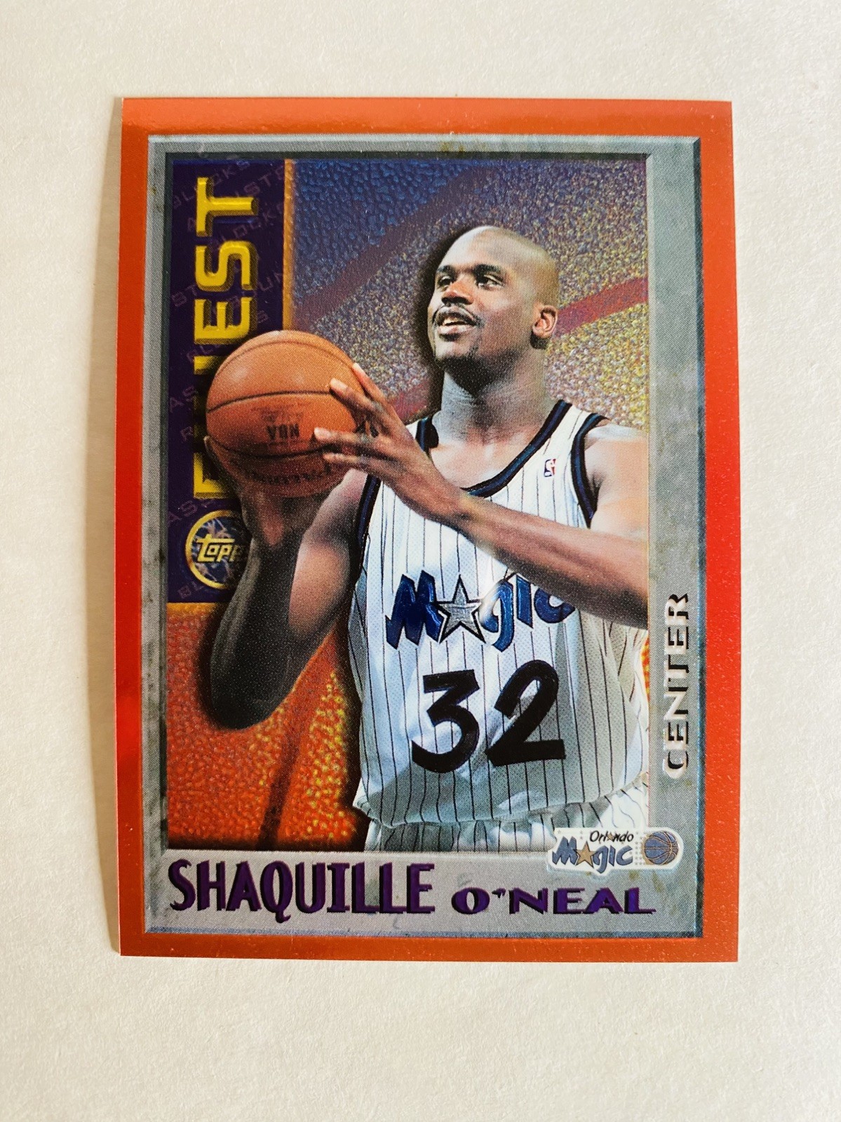 👀1995-96 TOPPS FINEST🔥SHAQUILLE O’NEAL🔥MYSTERY FINEST MAGIC SHAQ