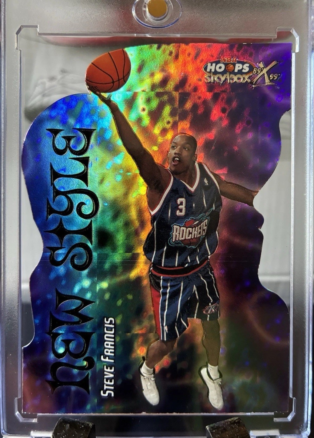 Steve Francis 1999-00 Skybox NBA Hoops New Style #1 Die-Cut /1989 🔥