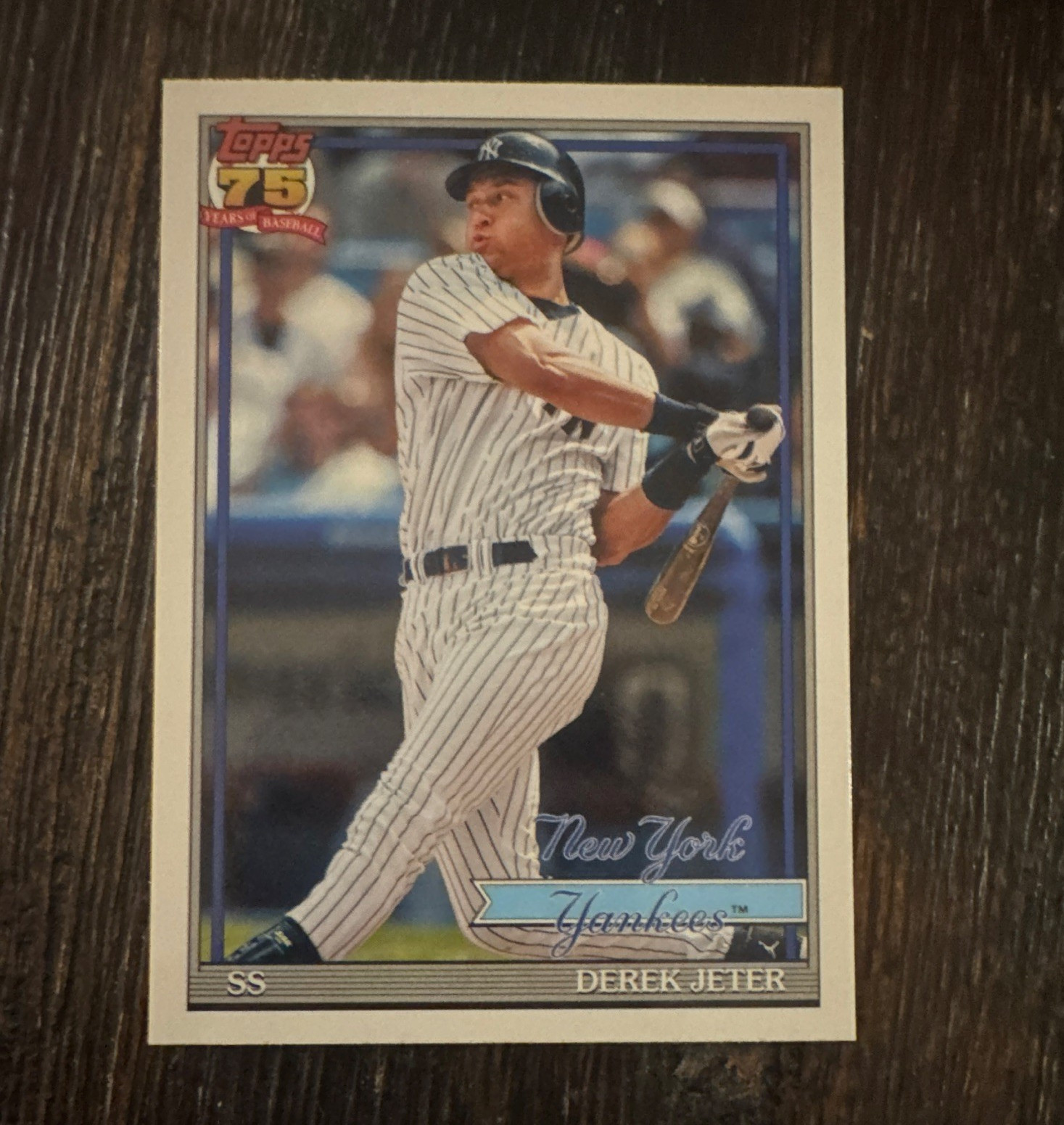 Topps 2026 75 Years Baseball Derek Jeter Insert #T91-30 New York Yankees