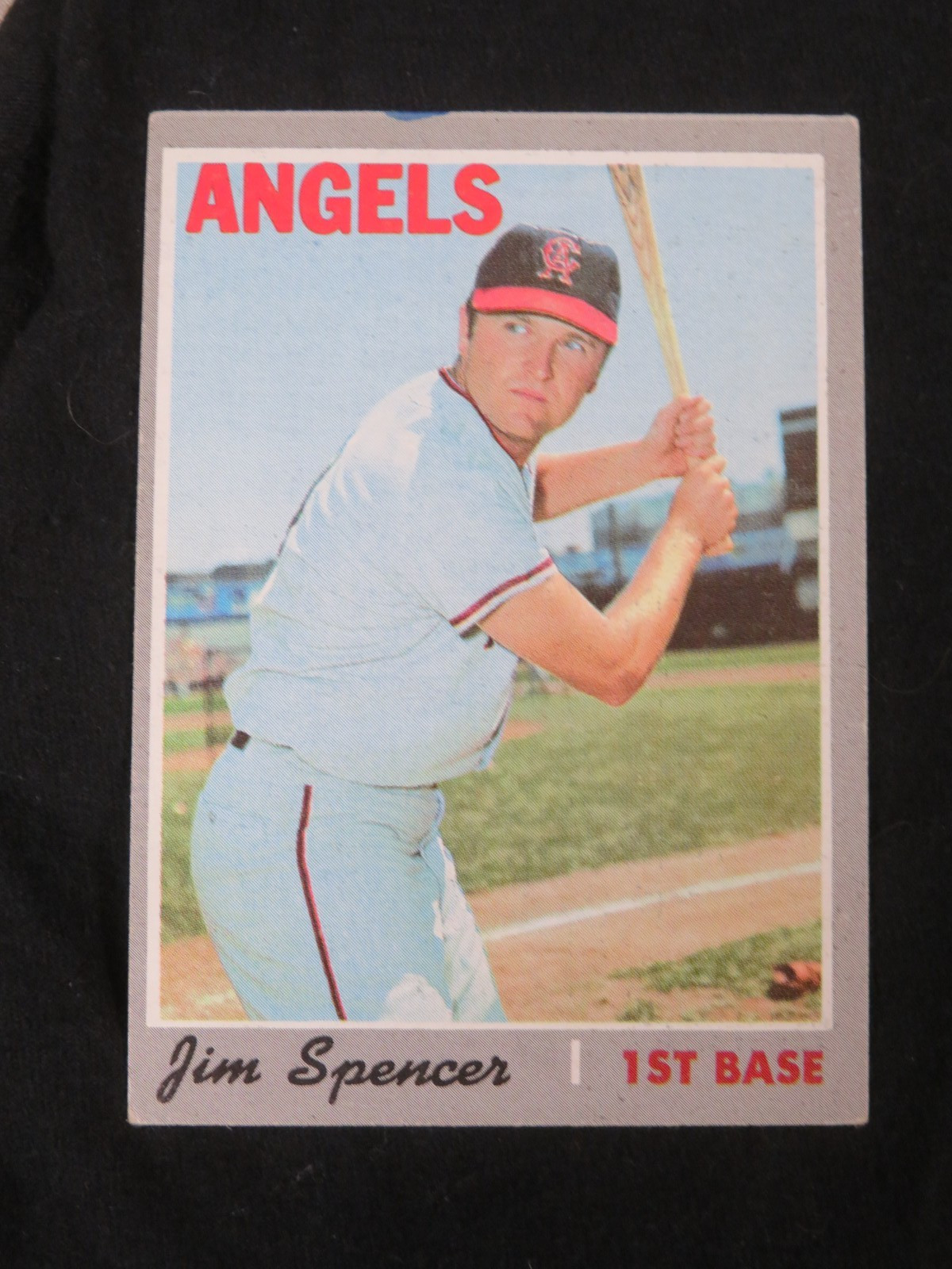 1970 Topps #255 Jim Spencer BASEBALL California Angels