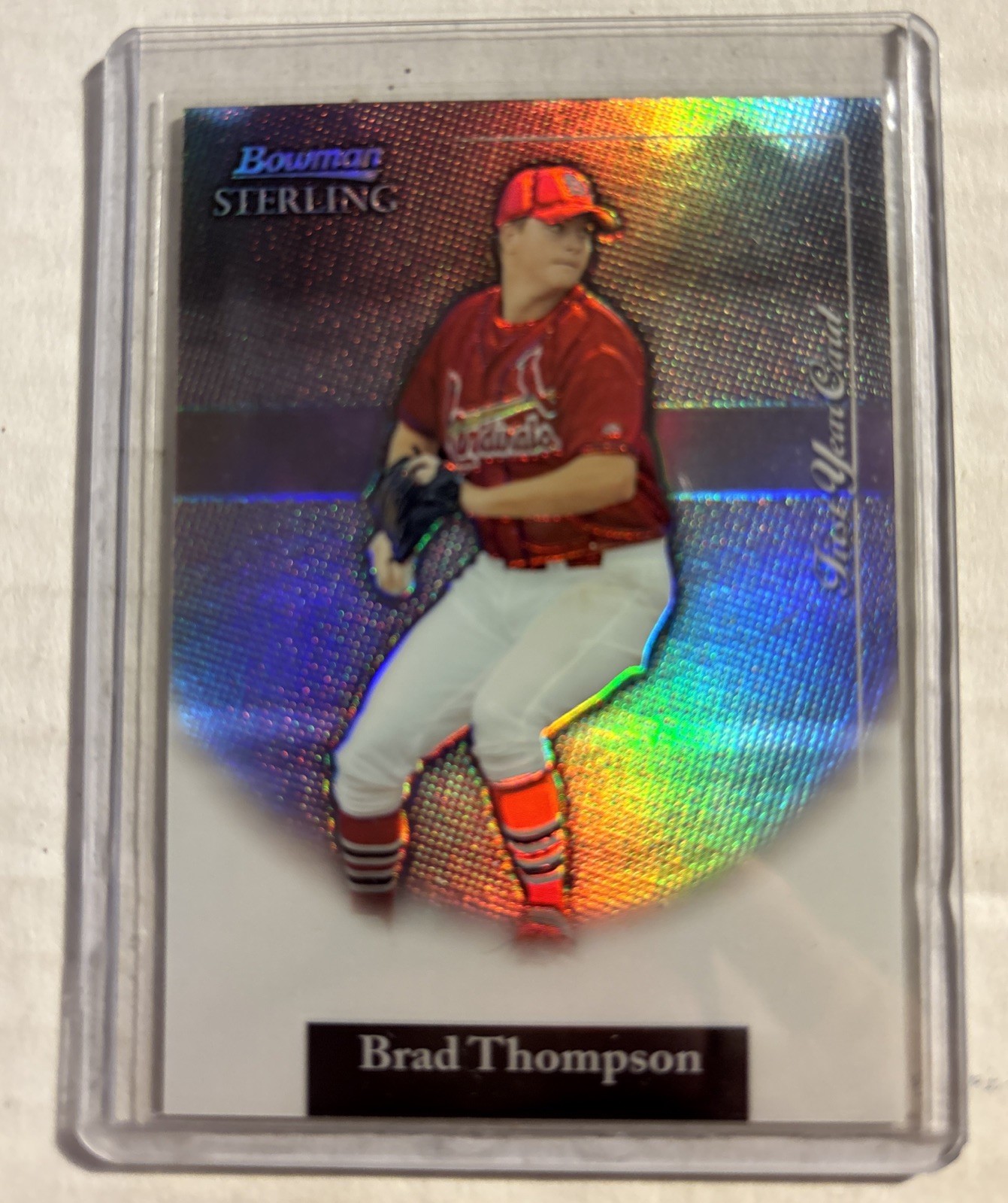 2004 Bowman Sterling – Brad Thompson #BS-BT Refractor /199 (RC)