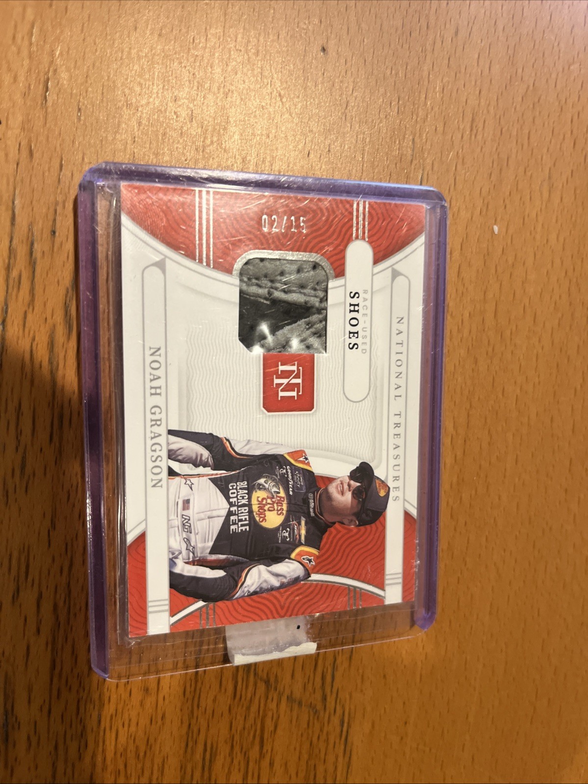 2022 Panini National Treasures Noah Gragson Race Used Shoes /15 #RUF-NG