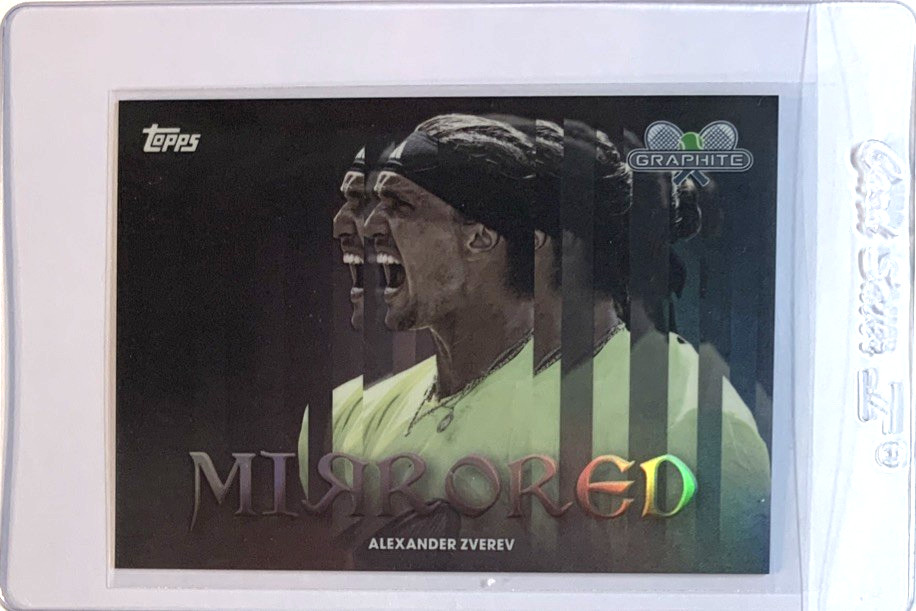 2026 TOPPS GRAPHITE TENNIS MIRRORED REFRACTOR #MR-7 ALEXANDER ZVEREV CASE HIT