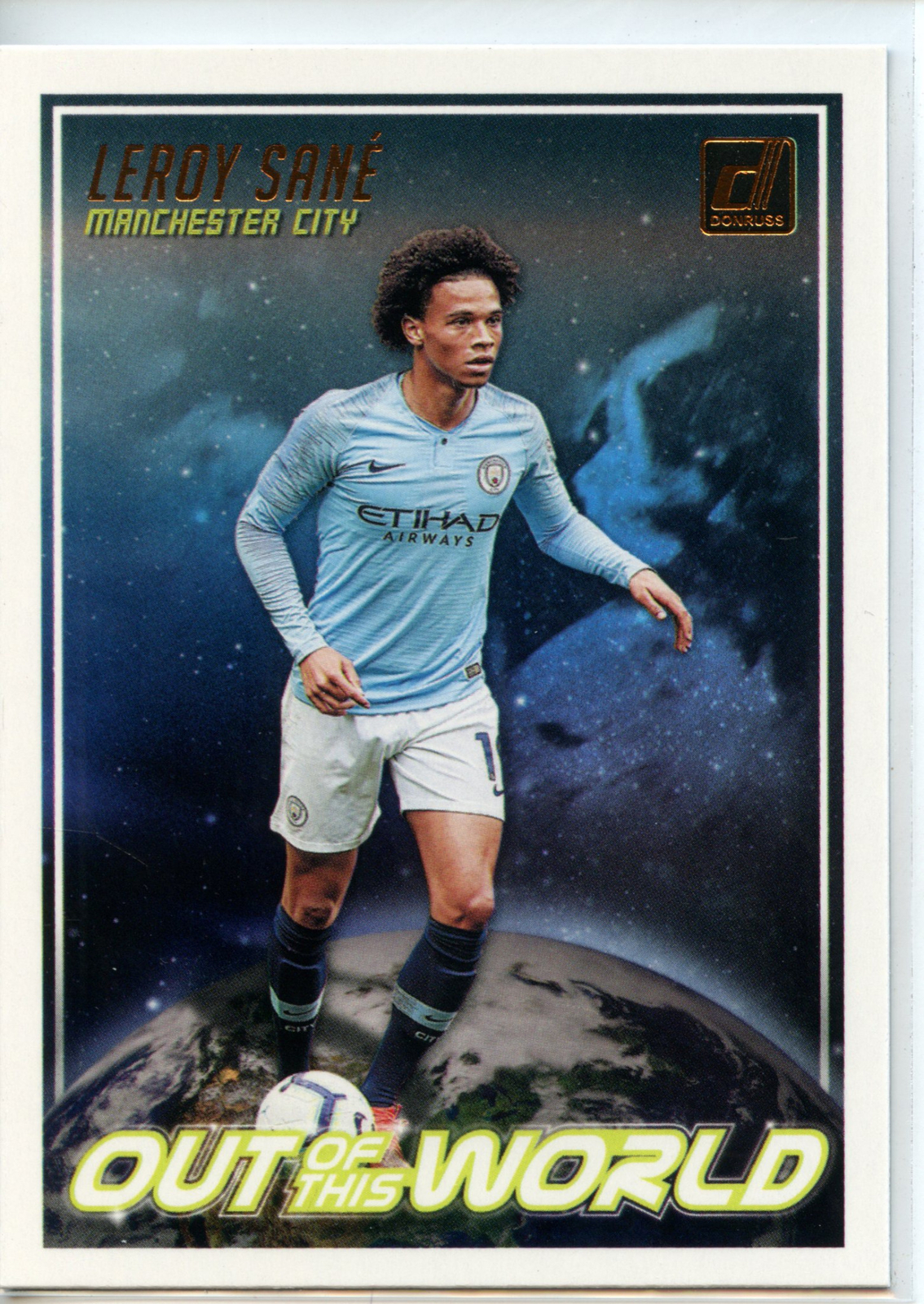 2018-19 Donruss Soccer Out of this World #OW-3 Leroy Sane – Manchester City Qty