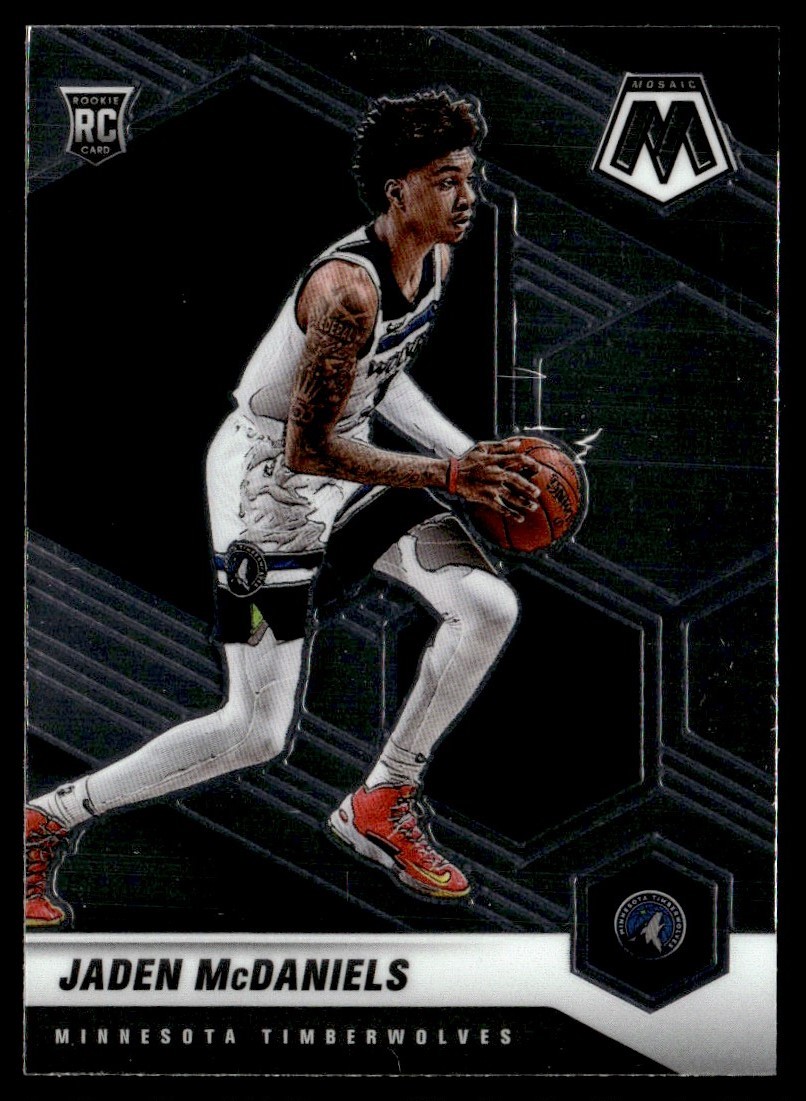 2020-21 Panini Mosaic Jaden McDaniels Rookie Minnesota Timberwolves #235