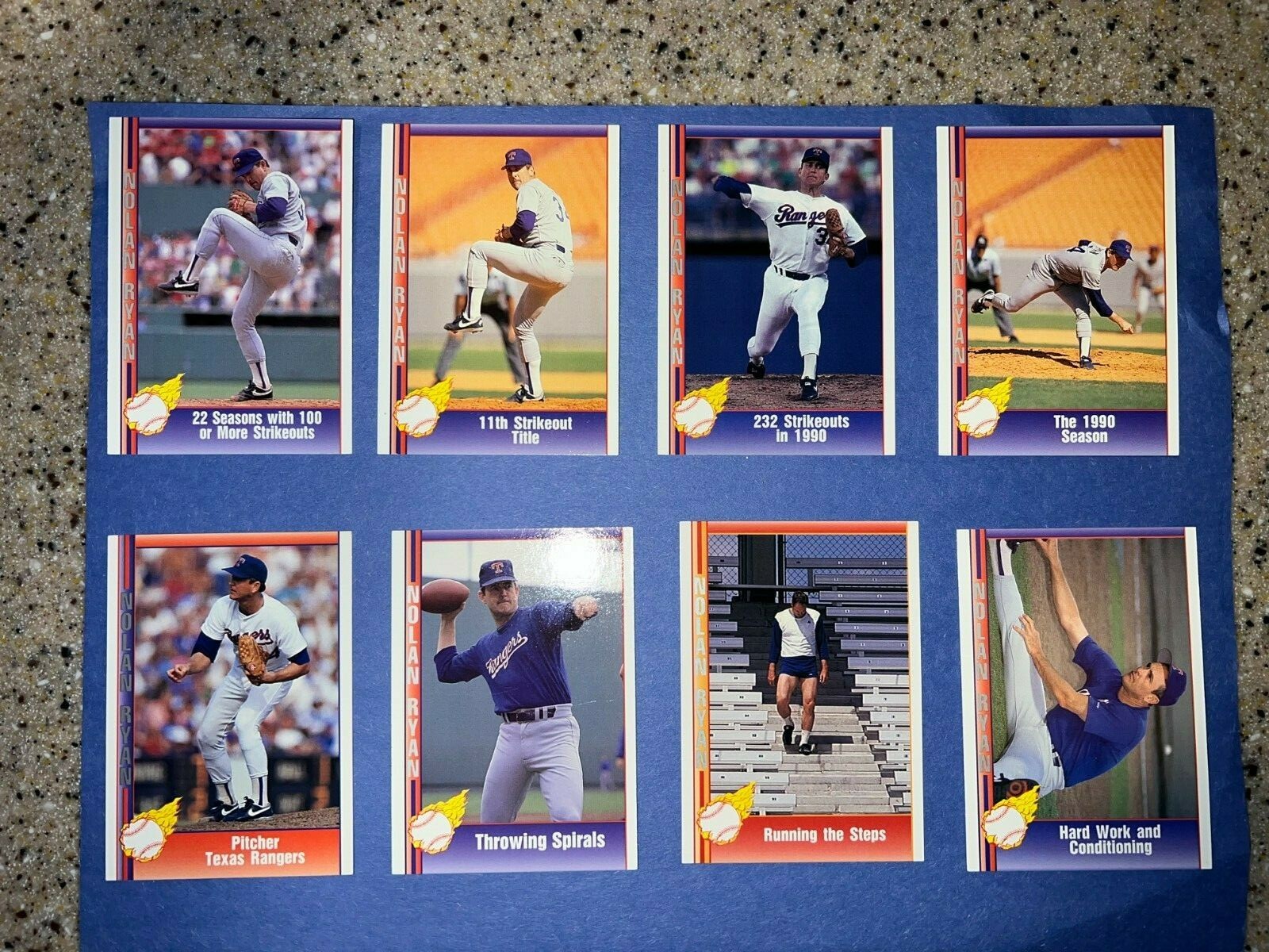 1991 PACIFIC NOLAN RYAN TEXAS EXPRESS BASEBALL CARDS YOU CHOOSE 1-222 MLB CARD