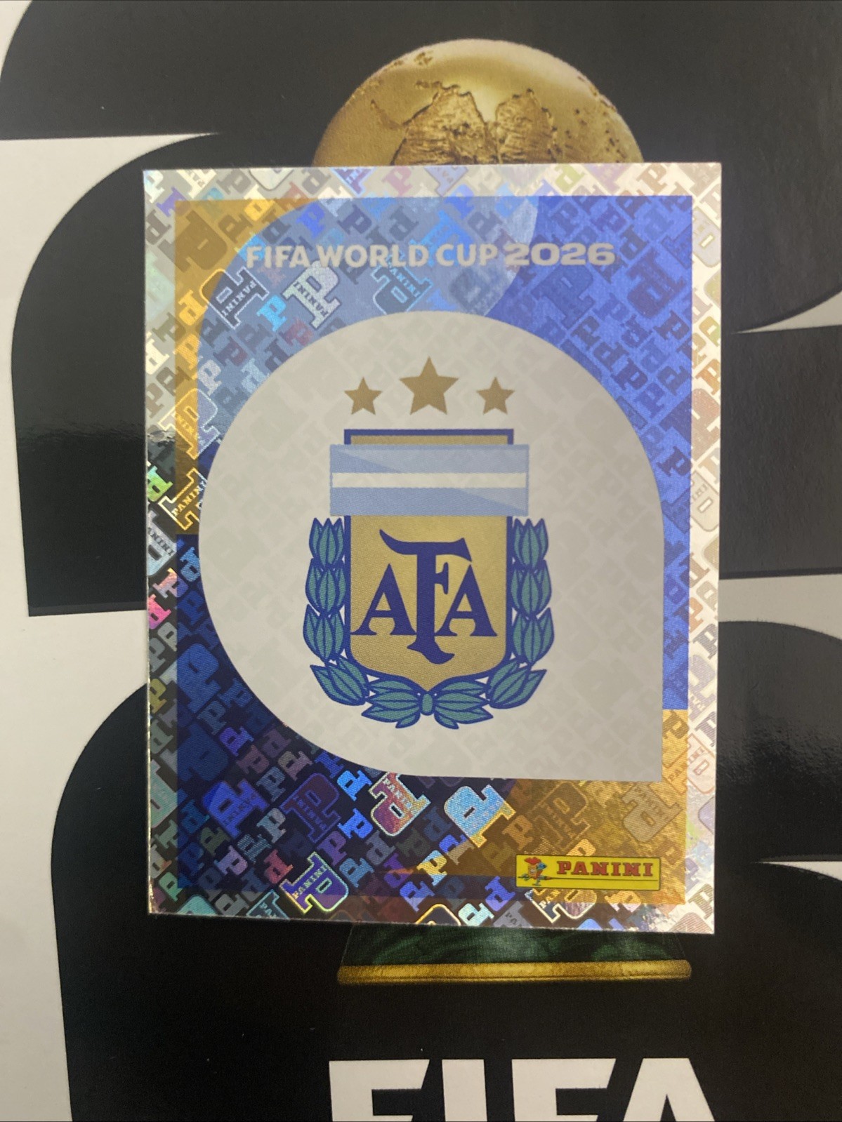2026 Panini FIFA World Cup Sticker Argentina Team Logo #ARG 1