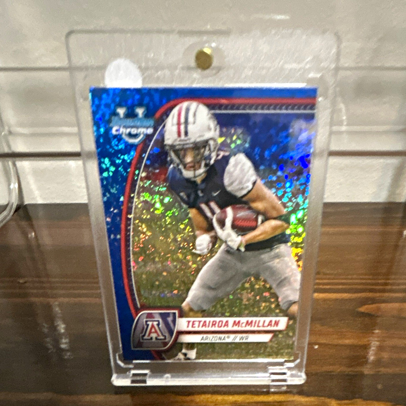 Topps Bowman University Chrome 2024 Tetairoa McMillan #170 Arizona Wildcats /175