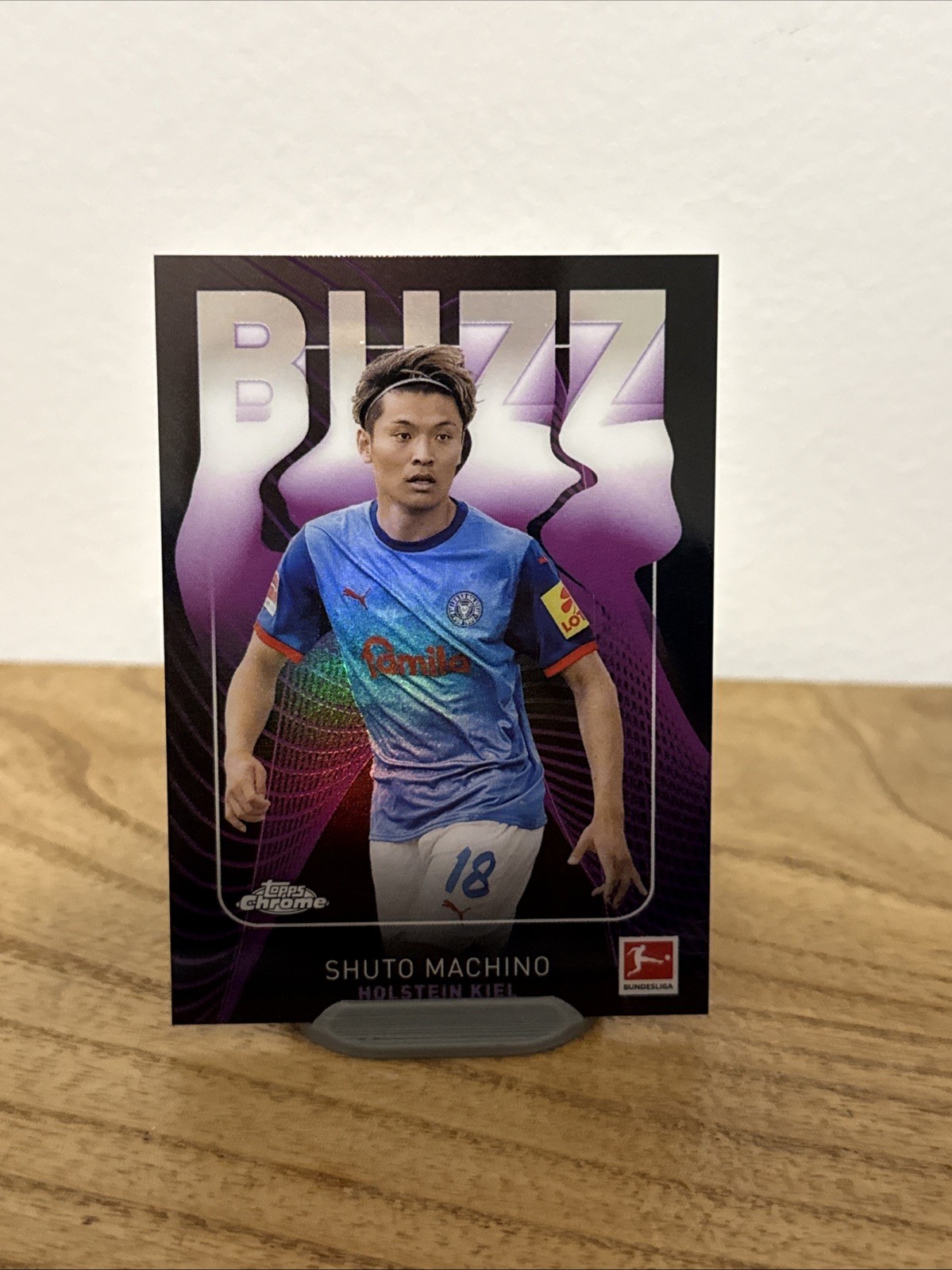 Shuto Machino Buzz 2024/25 Topps Chrome Bundesliga BU-1 – Holstein Kiel