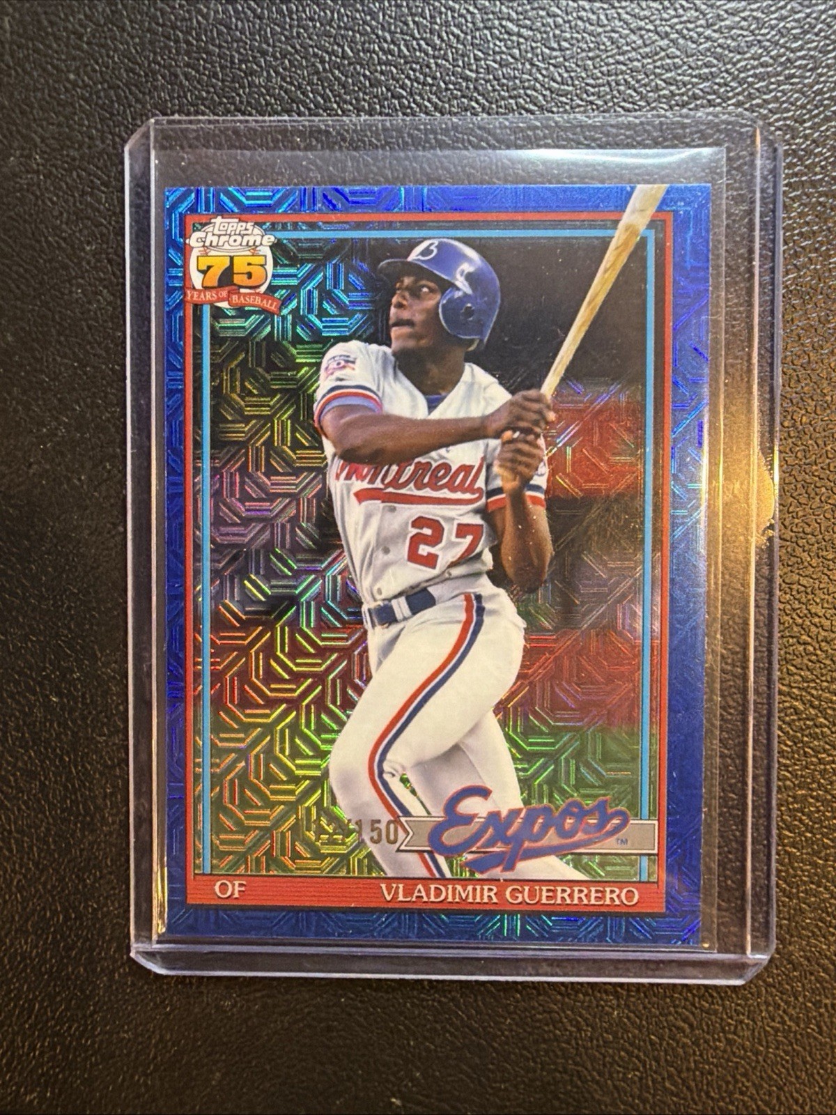 2026 TOPPS SERIES 1 SILVER PACK MOJO Blue /150 VLADIMIR GUERRERO 91C-9 Expos