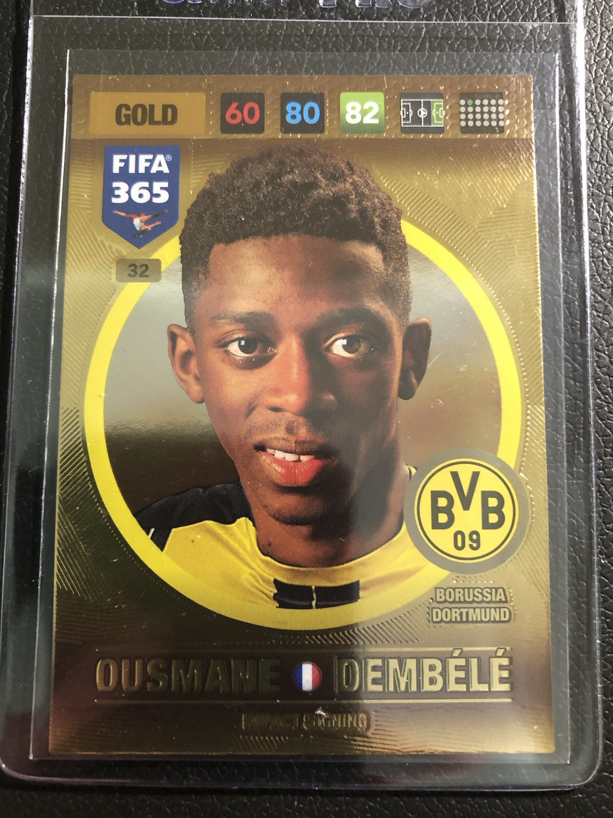 OUSMANE DEMBELE 2016-17 PANINI ADRYLN GOLD FOIL ROOKIE RC FRANCE