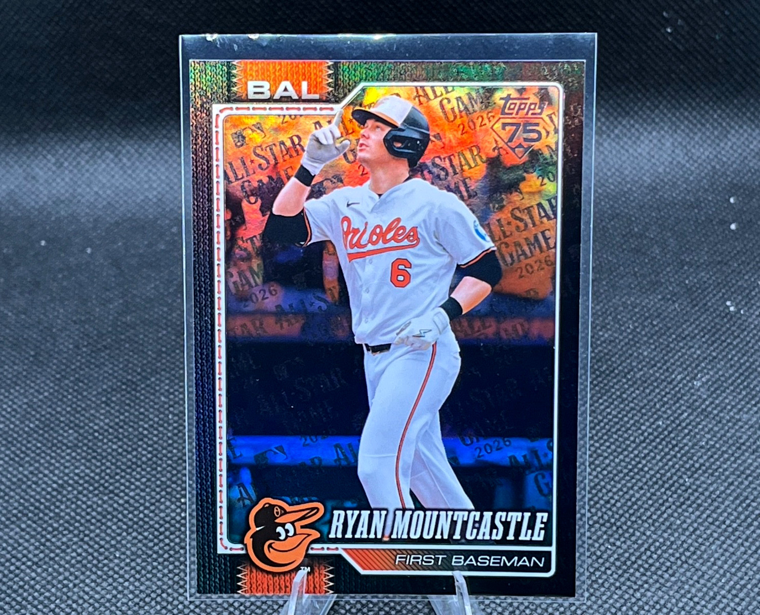 Topps Black Rainbow All Star Parallel Ryan Mountcastle #652 Orioles /10 Case Hit
