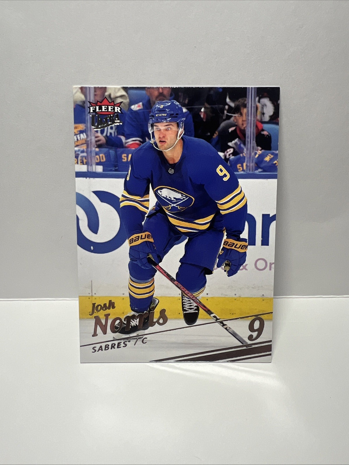 Josh Norris 2025-26 Fleer Ultra #2 Base Buffalo Sabres