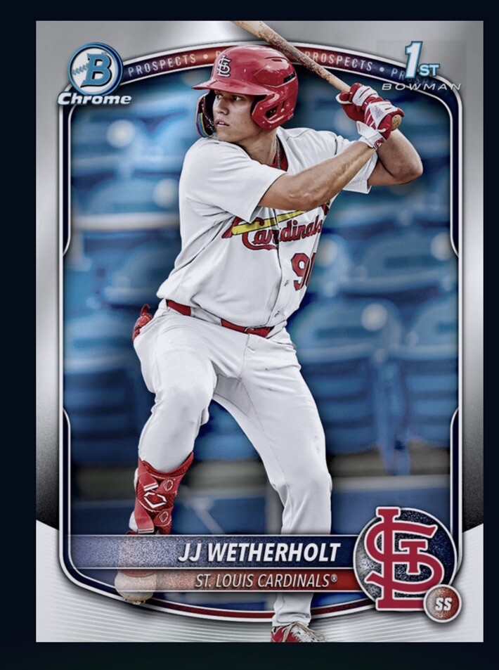 2025 TOPPS Bowman 1st Chrome Prospects – JJ WETHERHOLT (Topps Bunt Digital card