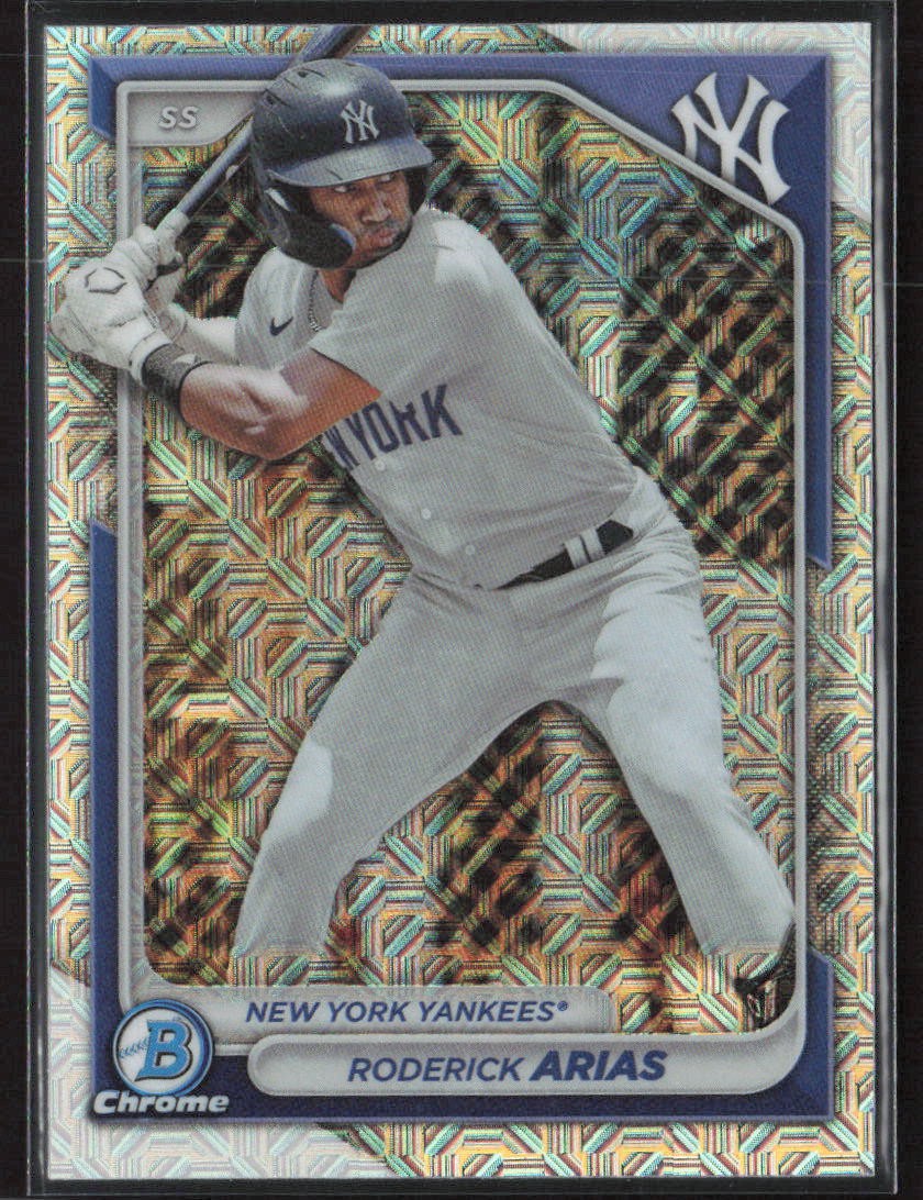 2024 Bowman #BCP-100 Roderick Arias Chrome Prospects Mojo Refractors