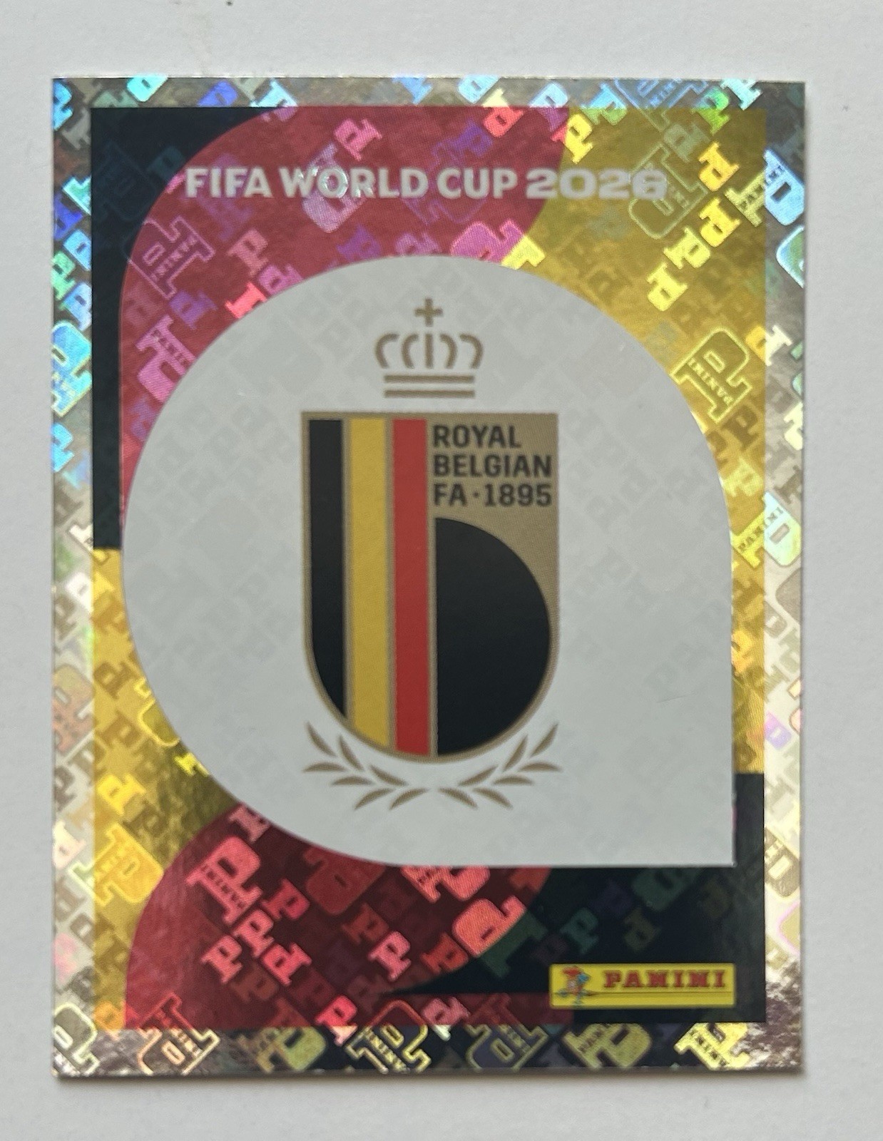 2026 Panini FIFA World Cup Sticker Belgium #BEL 1