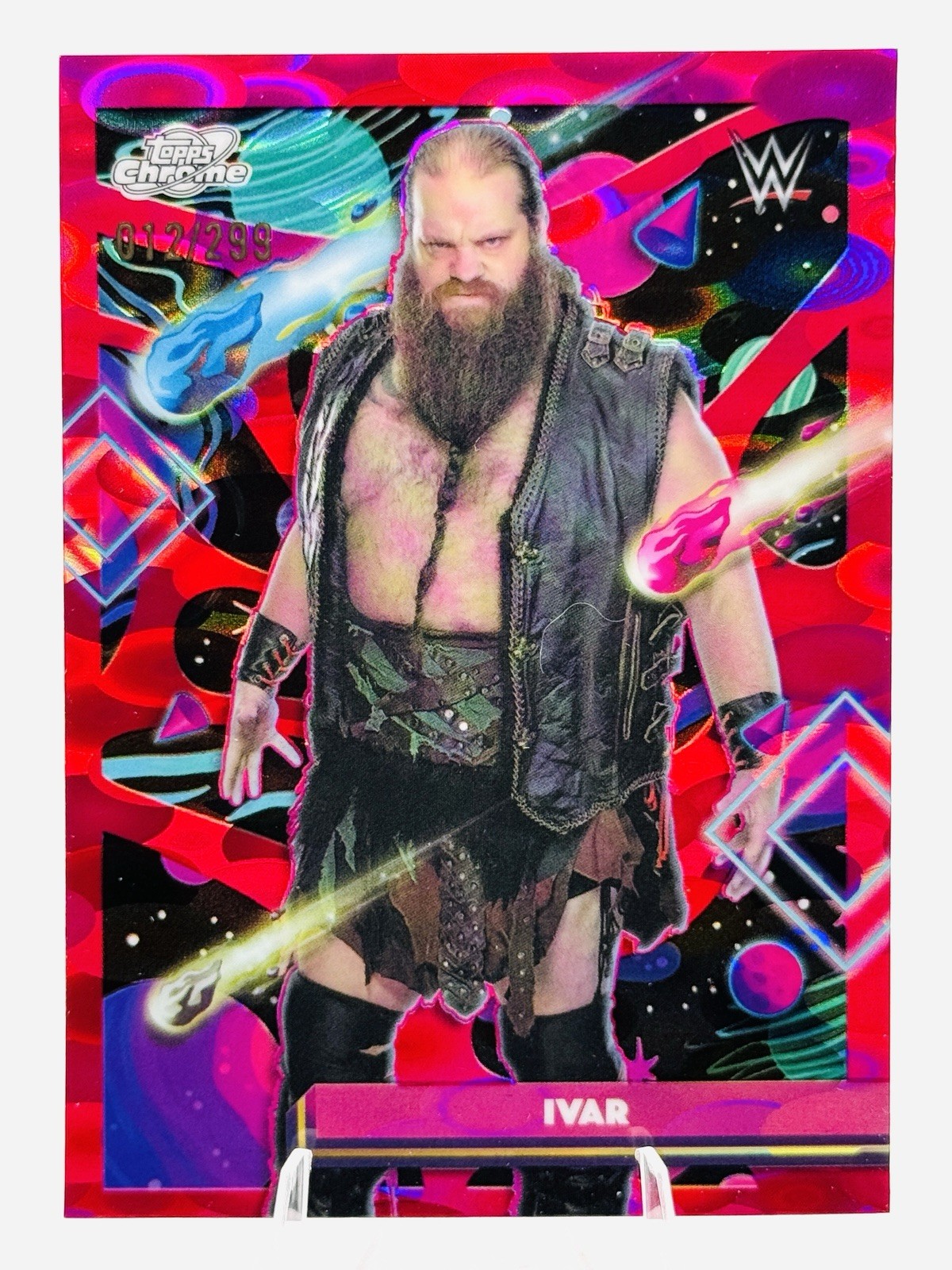IVAR /299 – SP MAGENTA COSMOS REFRACTOR #78 – 2026 Topps Chrome Cosmic WWE