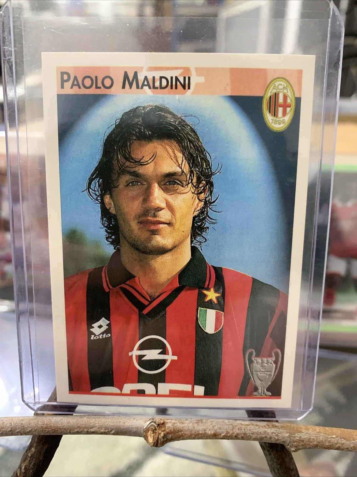 1996 Panini Calcio Coppe Paolo Maldini #37 AC Milan Italy