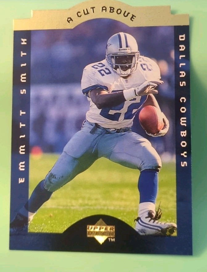 1996 Upper Deck Collector’s Choice – A Cut above Emmitt Smith #4 – Cowboys