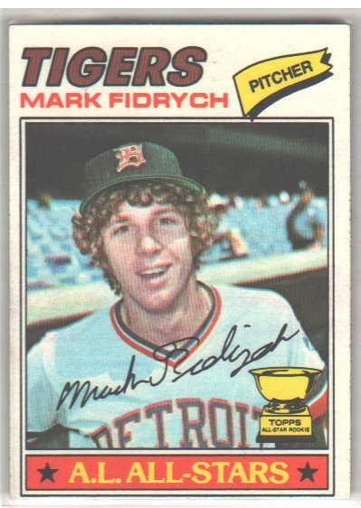 🔥⚾ EX-EX+ (OC) 1977 Topps Mark “The Bird” Fidrych #265 Rookie RC Detroit Tigers