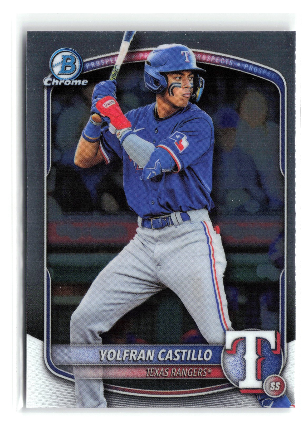 Yolfran Castillo (RC) Prospect Chrome 2025 Bowman Draft BDC-107 Rookie