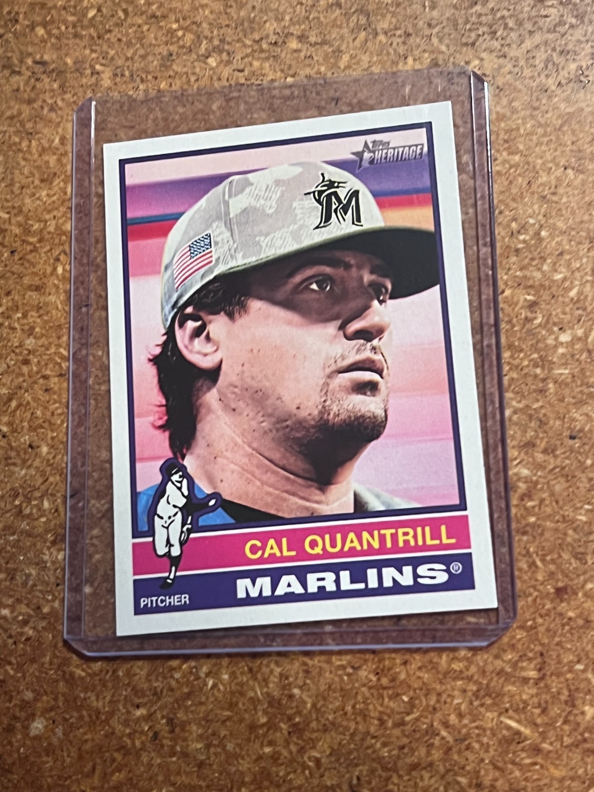 2025 Topps Heritage Baseball # 501 Cal Quantrill