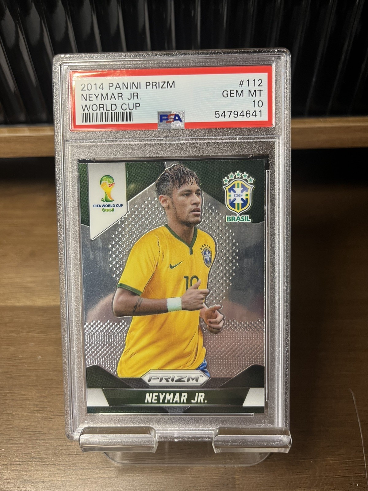 2014 Panini Prizm World Cup – Neymar Jr #112 First World Cup PSA 10