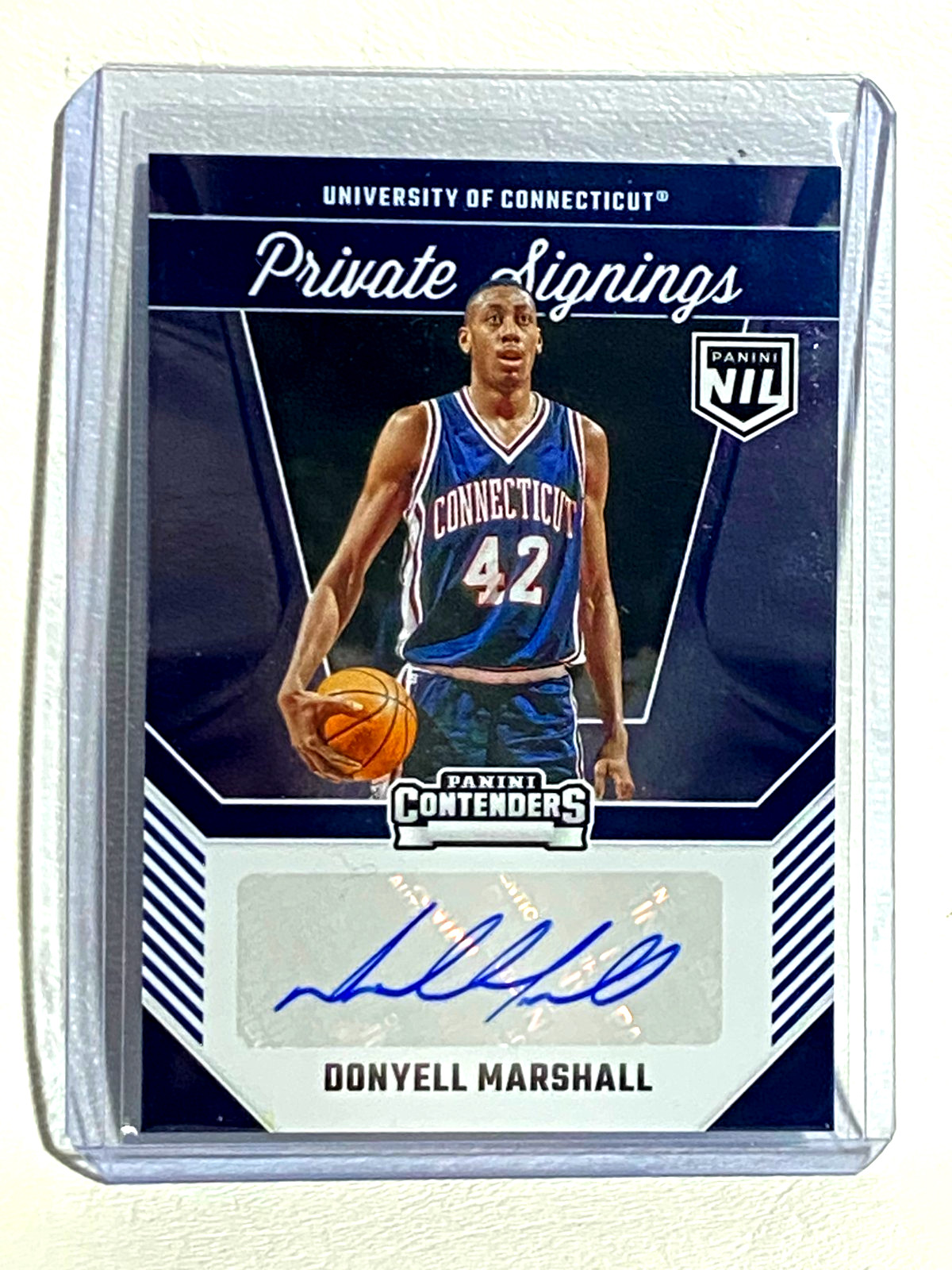 DONYELL MARSHALL #DM 2025 Panini Private Signings AUTO UConn