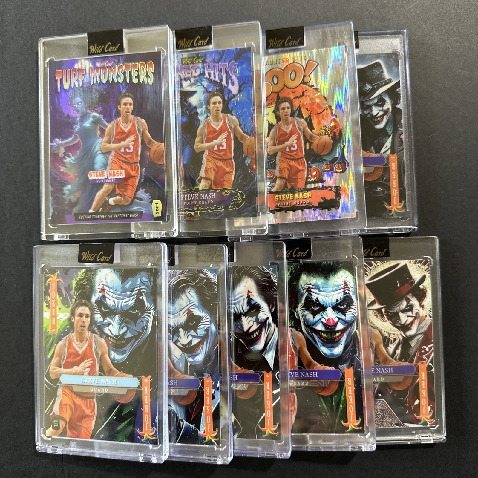 Steve Nash -Eight 1/1 And One 2/2 Wild Cards 9Pack See Pictures For Details