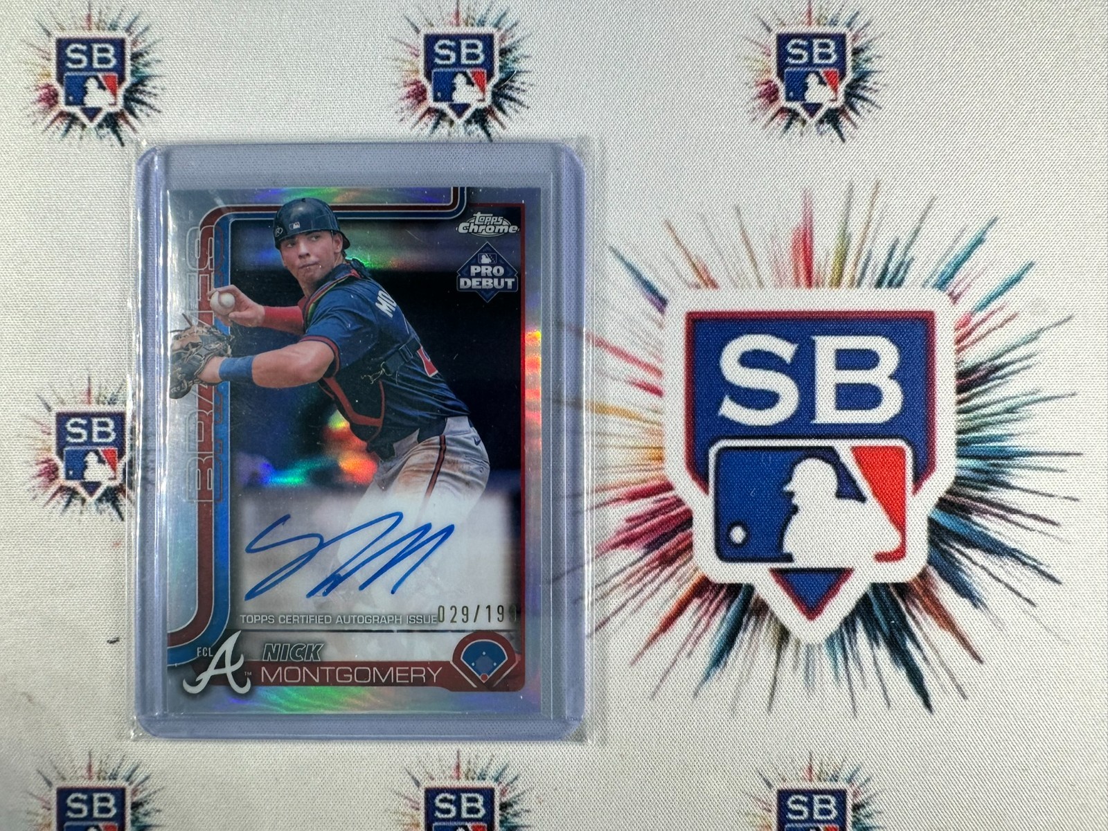 2025 Topps Pro Debut – Chrome Nick Montgomery #PDC-147 Refractor Autographs /199