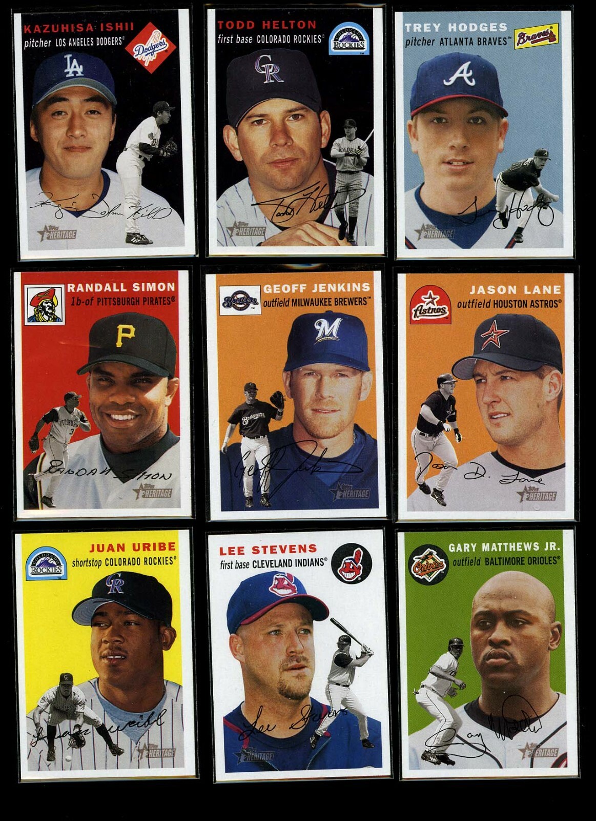 2003 Topps Heritage Short Prints SP – You Pick – Complete Your Set