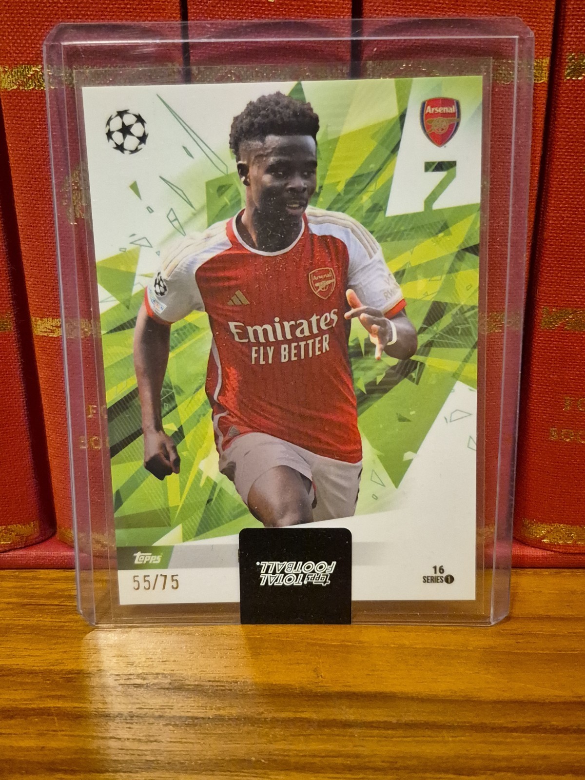 2023-24 Topps Total Football – BUKAYO SAKA – 1st Edition /75