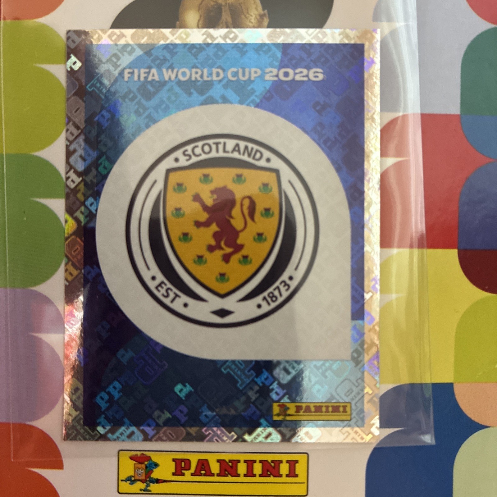 2026 Panini FIFA World Cup Sticker Scotland Team Logo #SCO 1 -US Edition