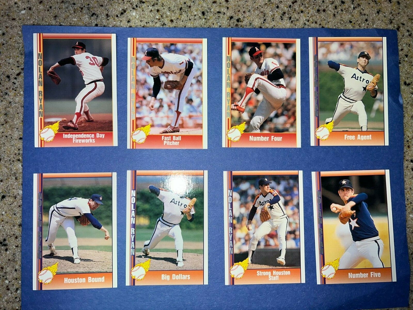 1991 PACIFIC NOLAN RYAN TEXAS EXPRESS BASEBALL CARDS YOU CHOOSE 1-222 MLB CARD