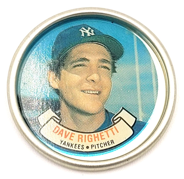 1987 Topps Coins Baseball Dave Righetti New York Yankees #22 MLB
